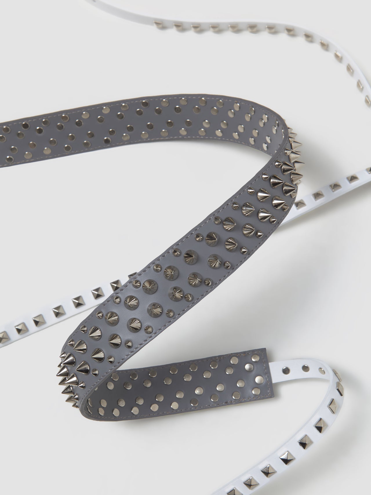 Tripple Belt in Grey & White