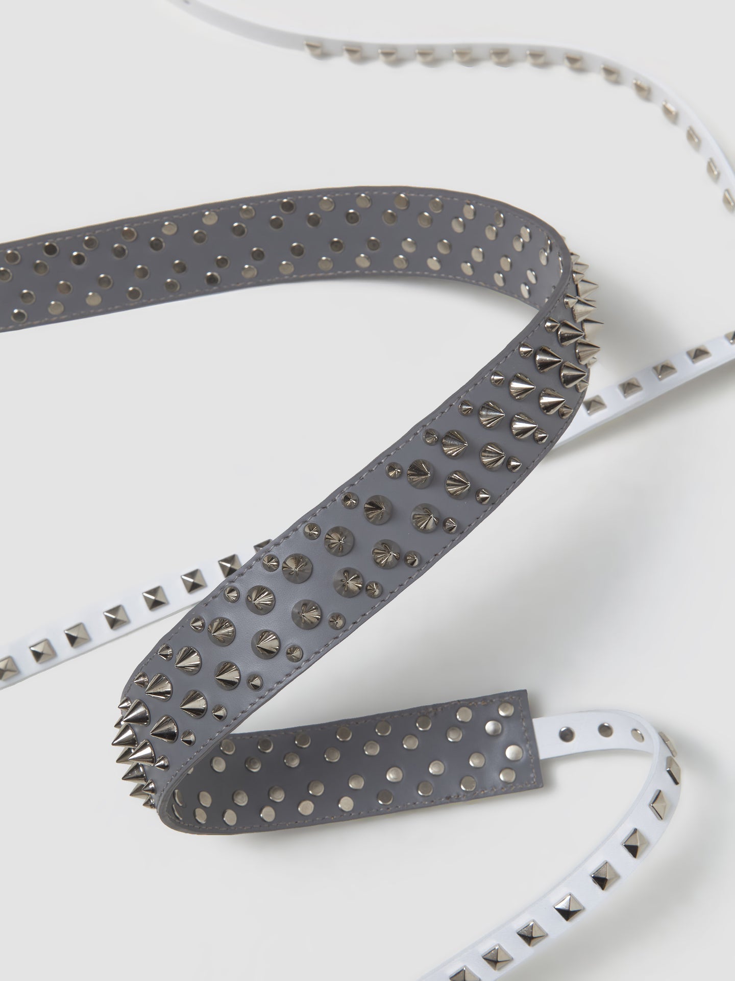 Tripple Belt in Grey & White