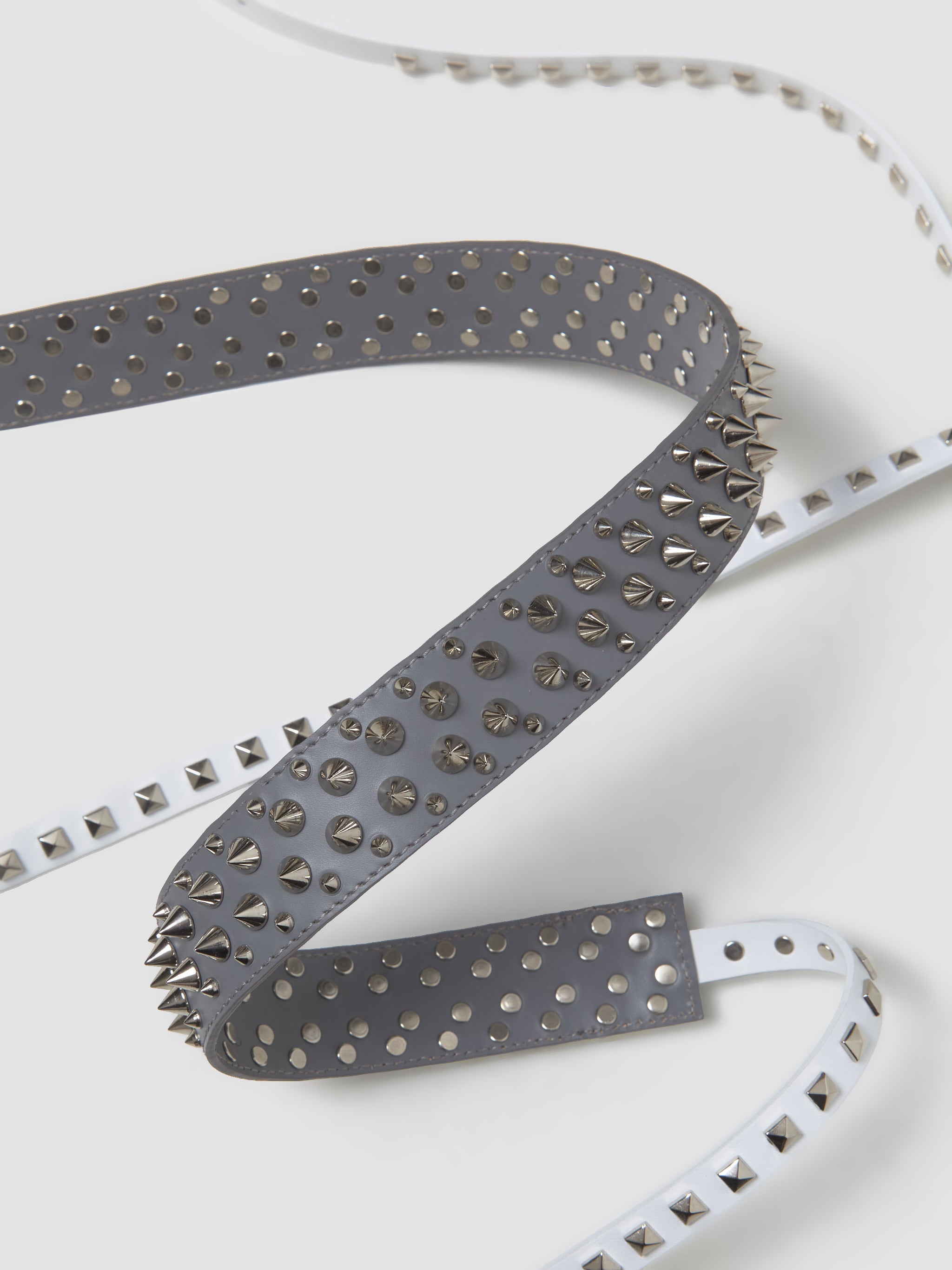 Tripple Belt in Grey & White
