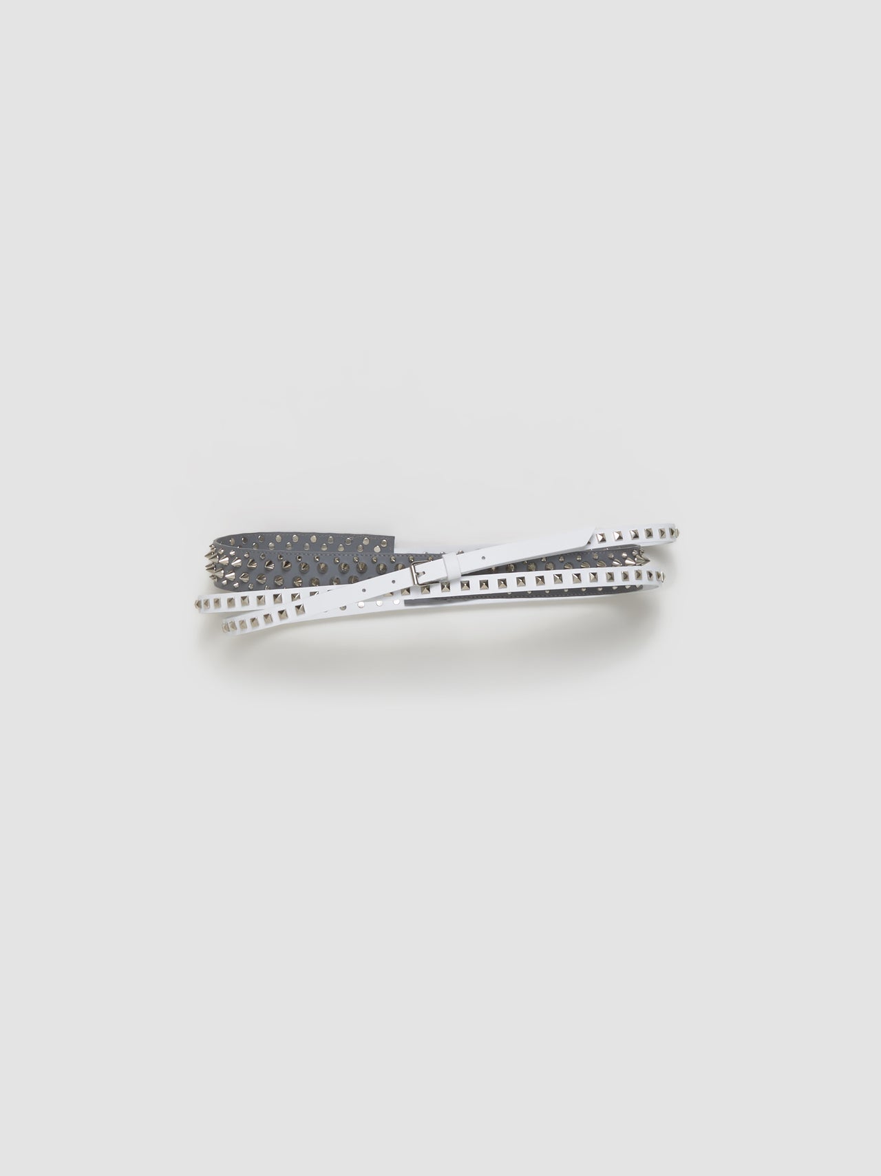 Tripple Belt in Grey & White