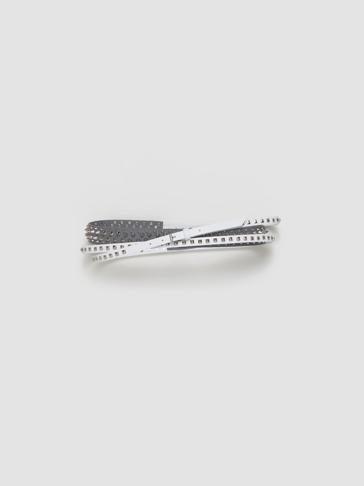 Tripple Belt in Grey & White