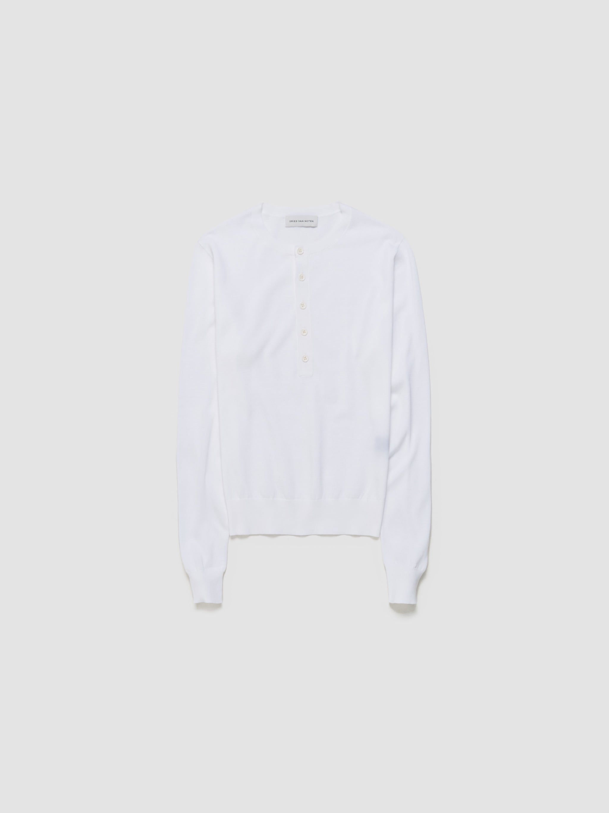 Micro Sweater in White