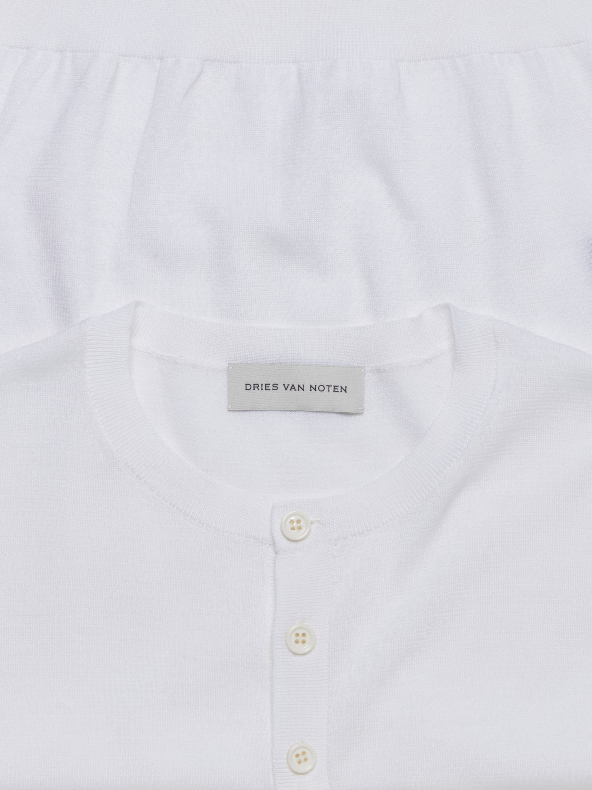 Micro Sweater in White