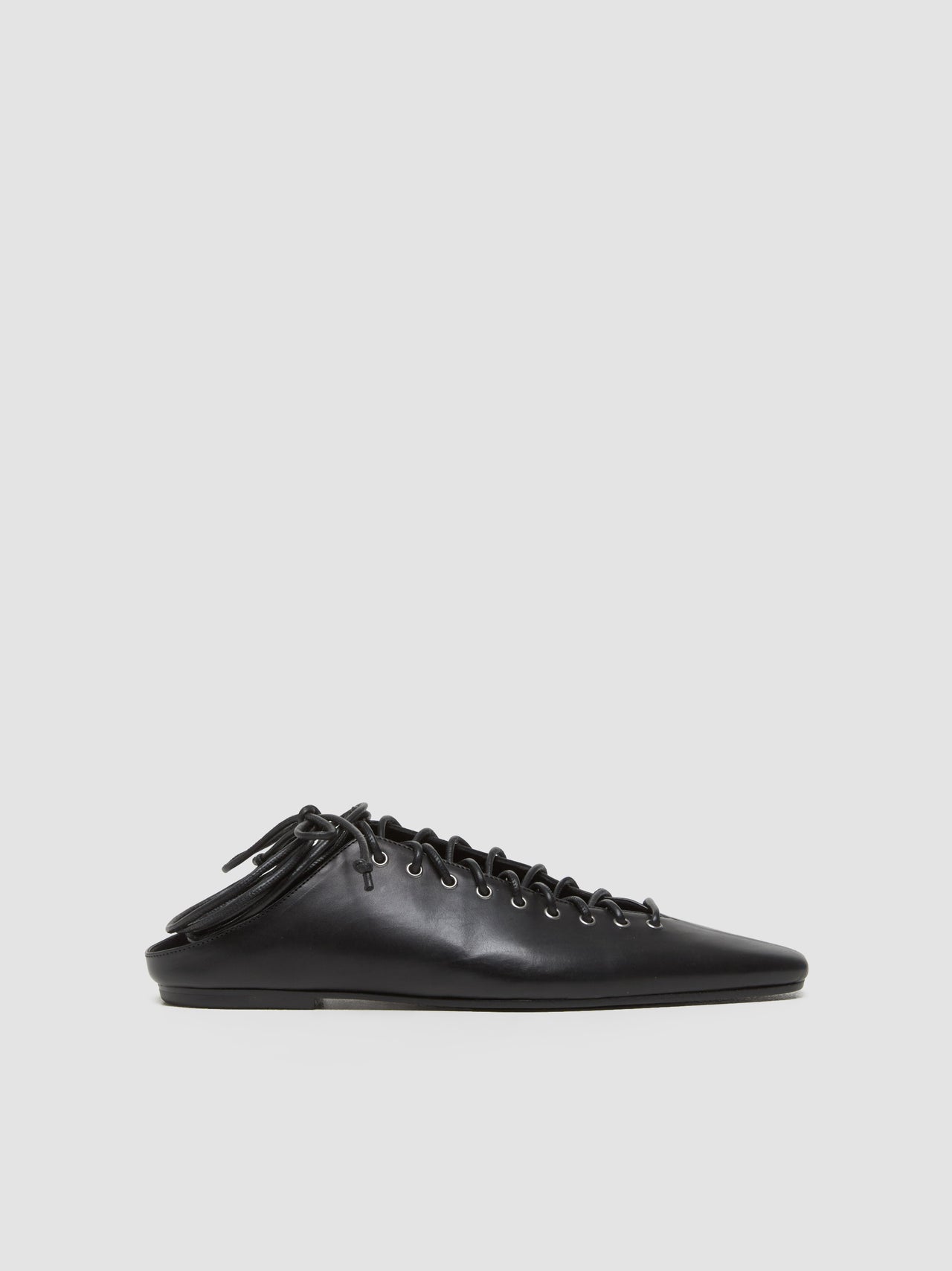 Lace-Up Shoes in Black