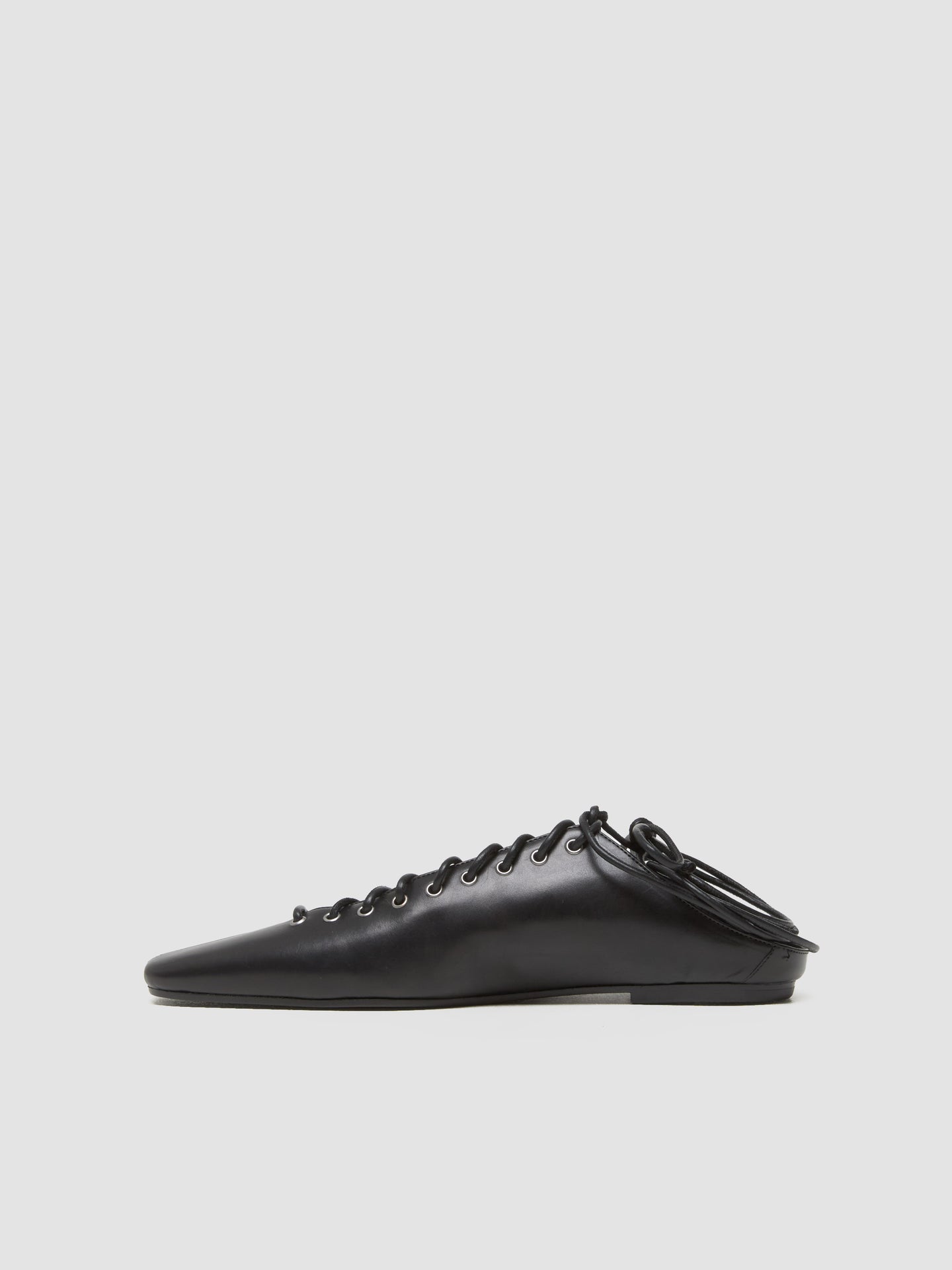 Lace-Up Shoes in Black