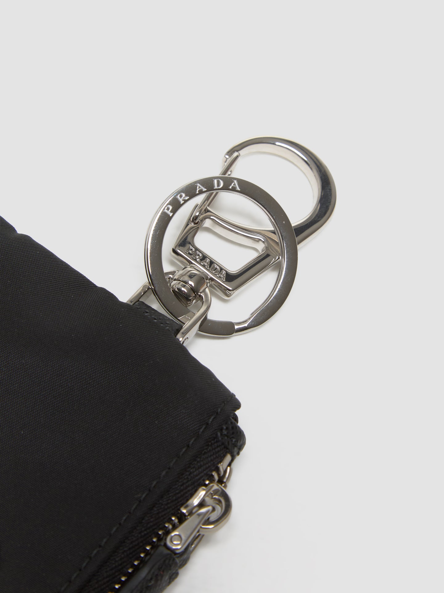 Travel Key Ring Pouch in Black