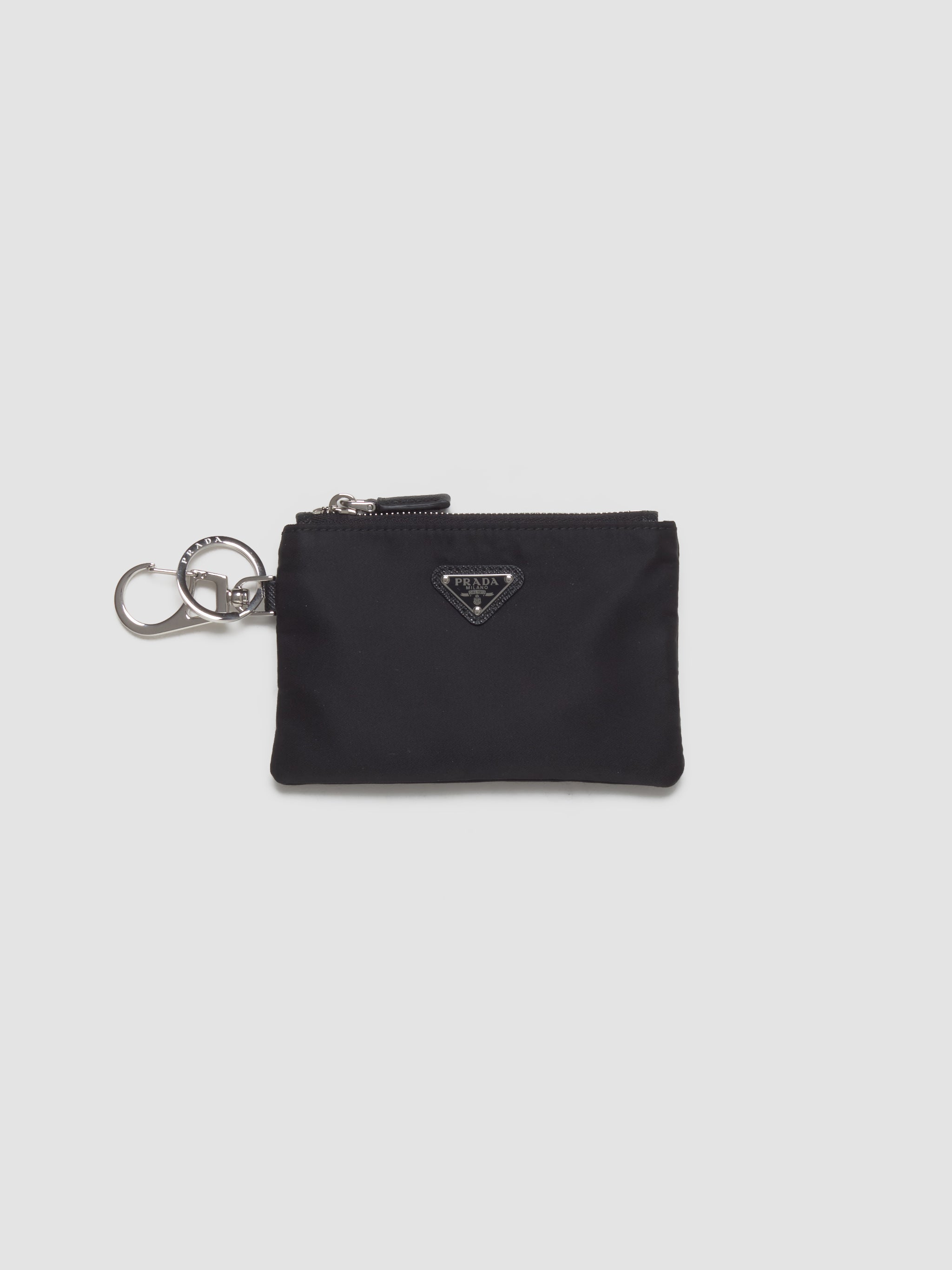 Travel Key Ring Pouch in Black