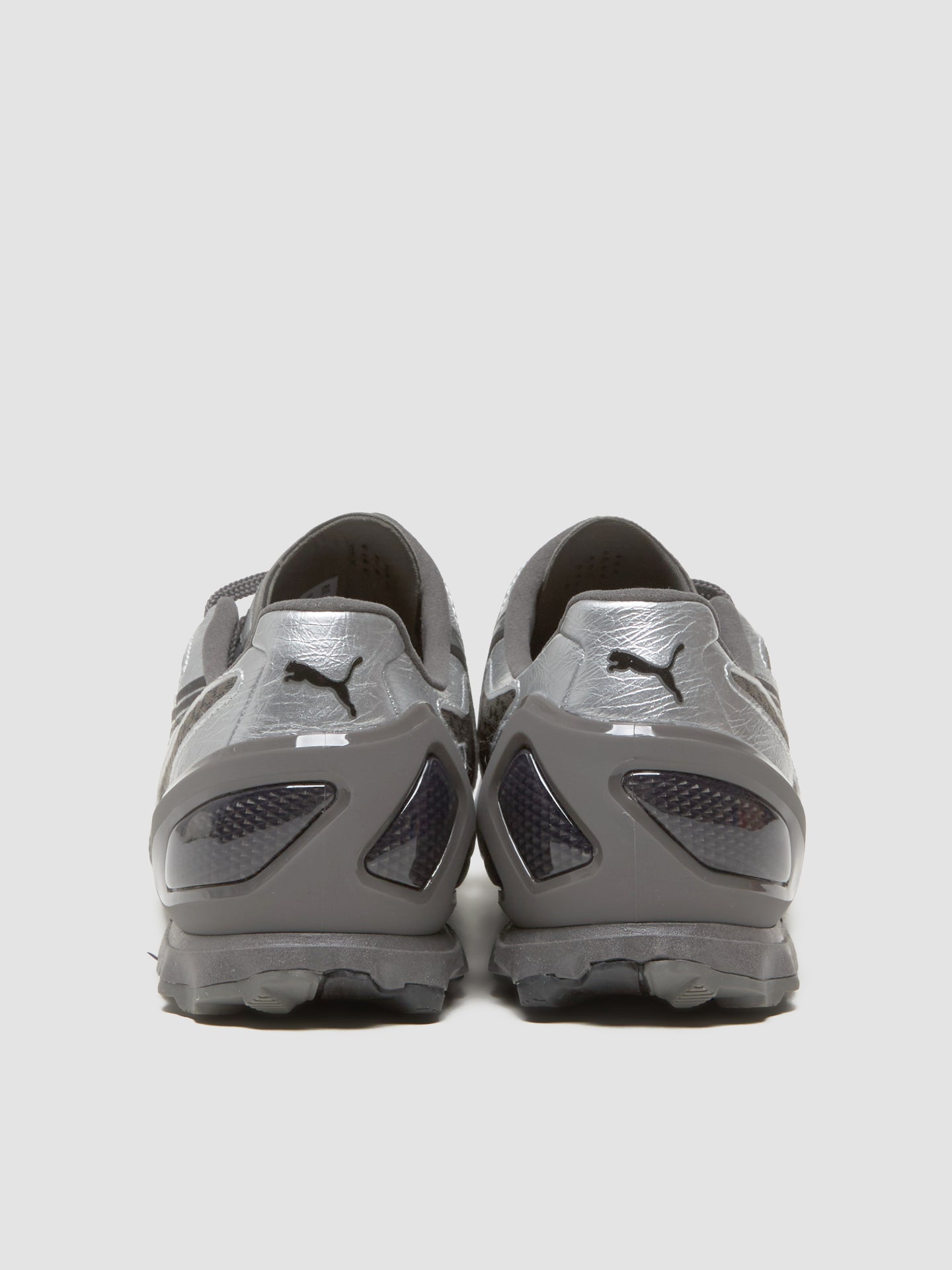 V-S1 Metallic Sneaker in Gray & Black