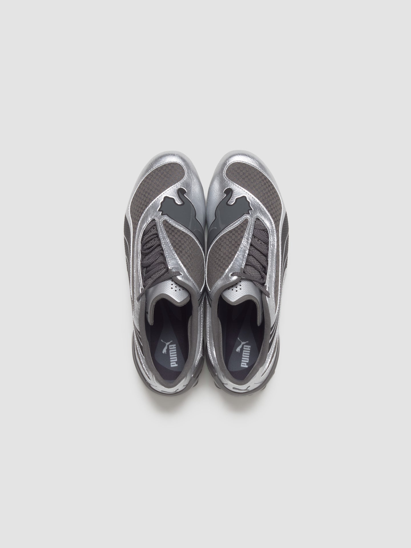 V-S1 Metallic Sneaker in Gray & Black