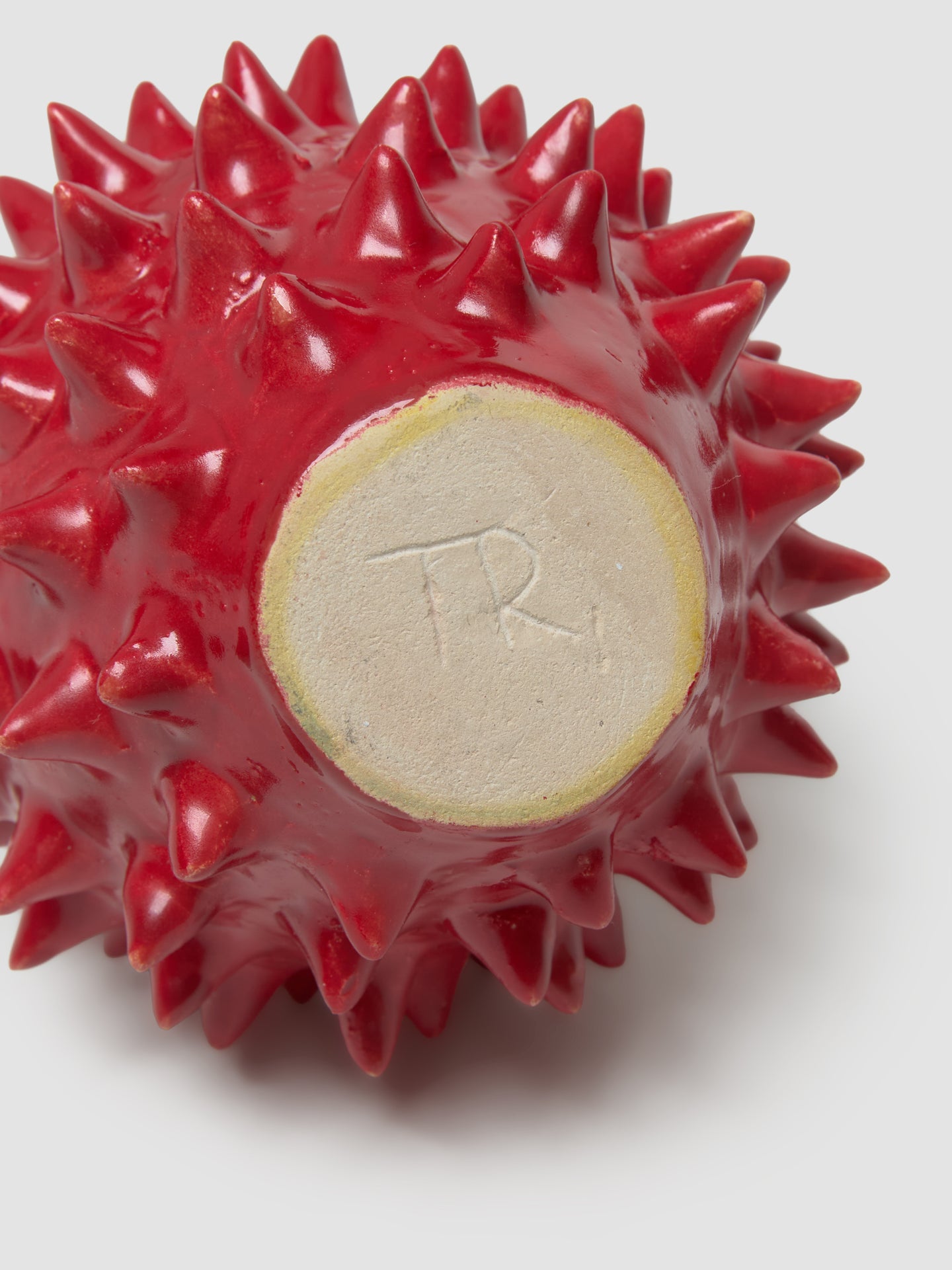 Spiky Baby Vase in Red