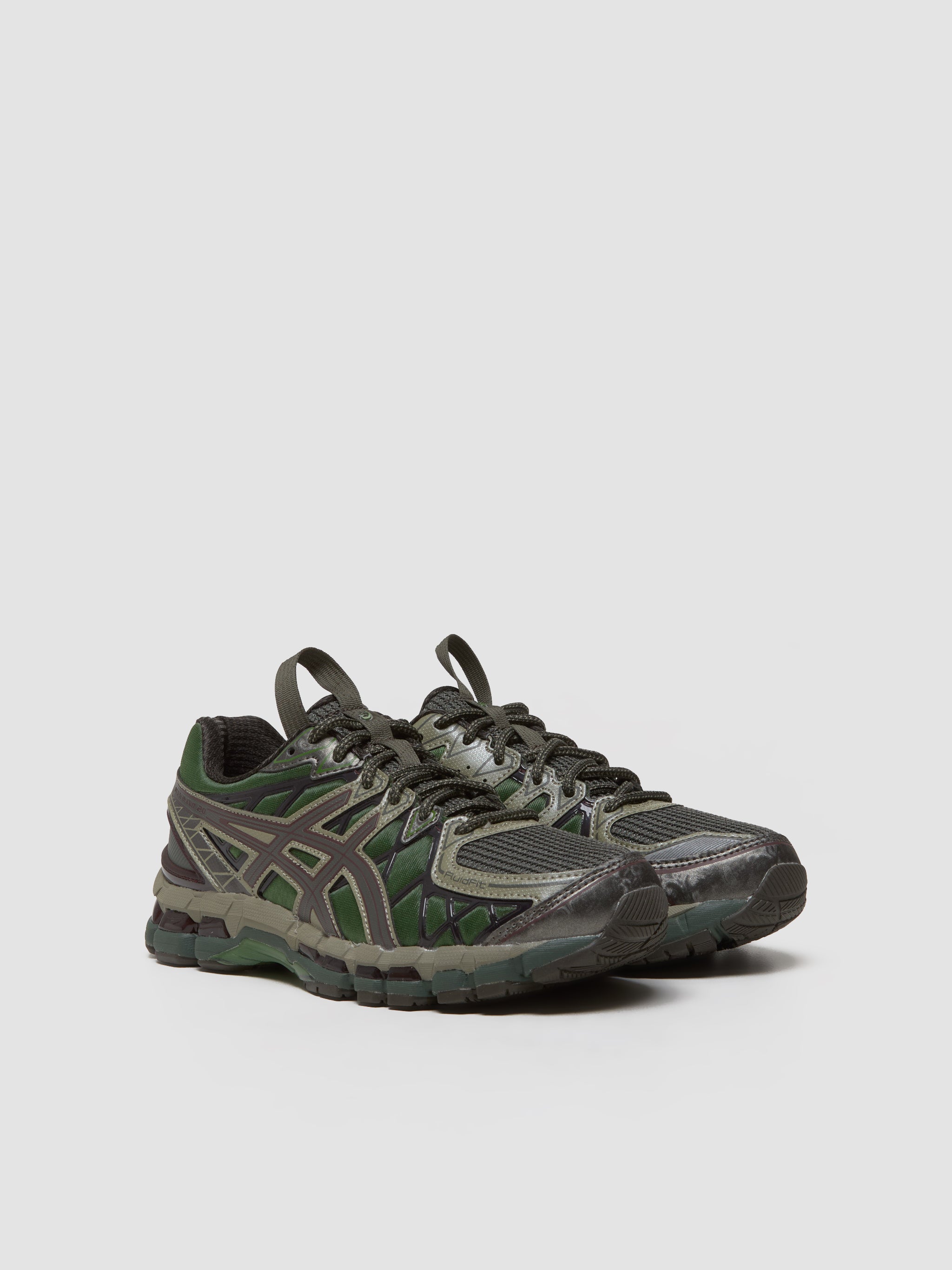 UB10-S GEL-KAYANO 20 Sneaker in Moss & Gunmetal