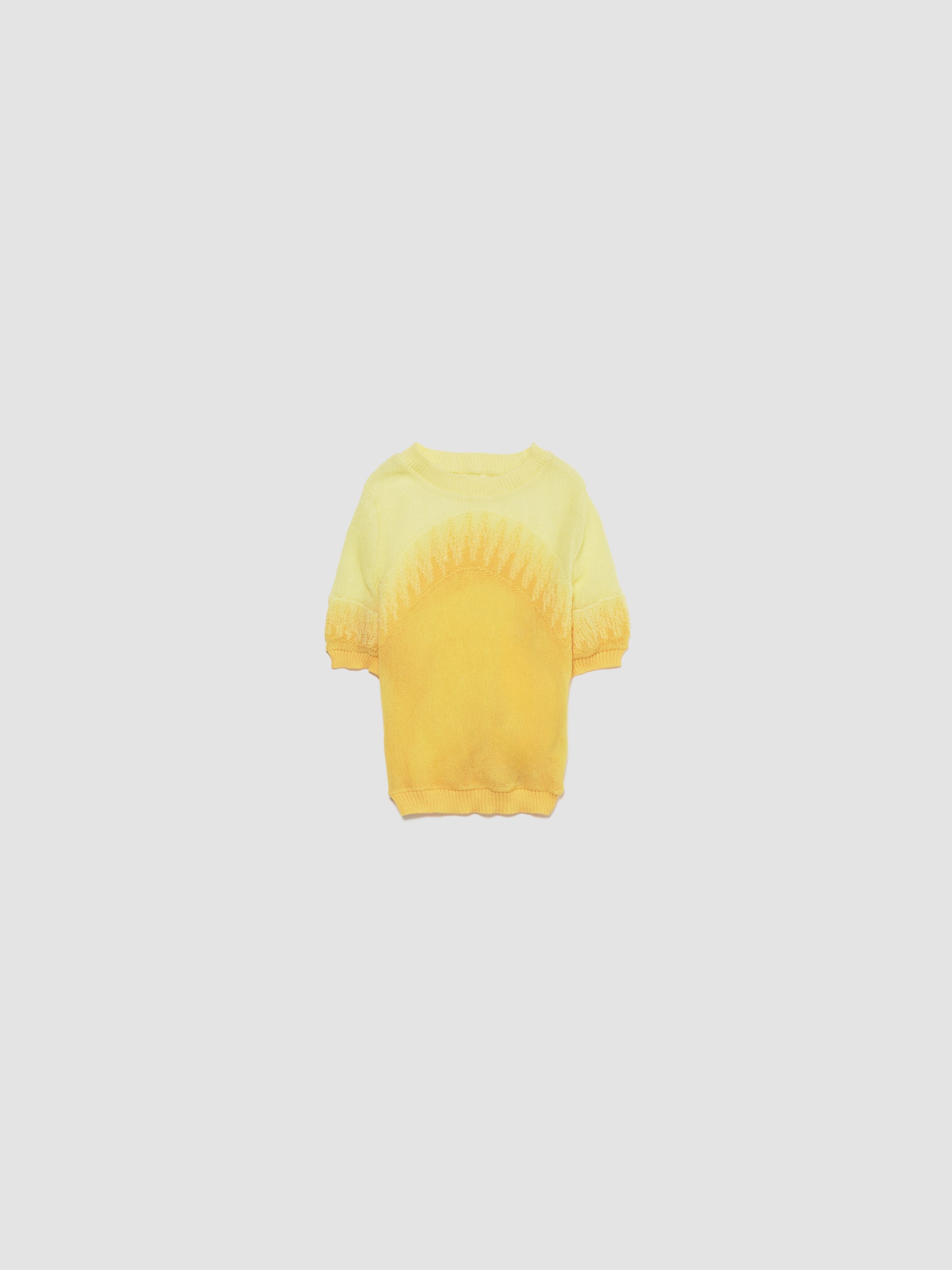 Fanged Tee in Light Yellow