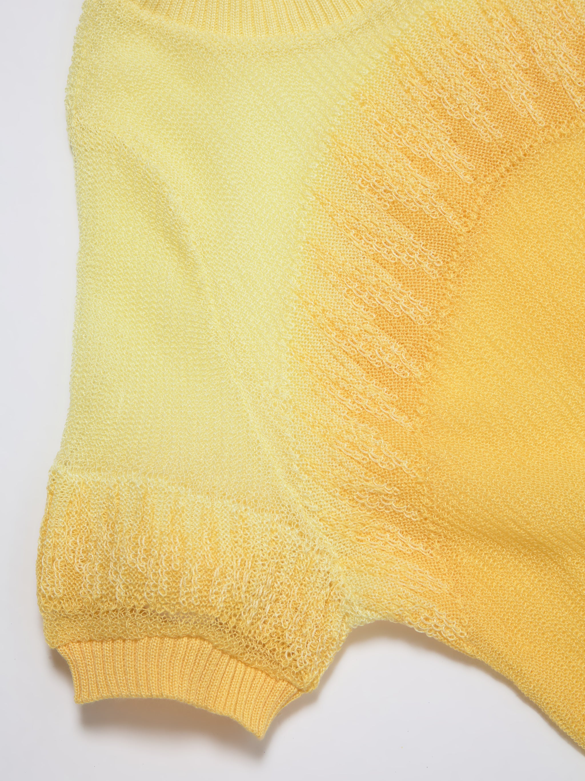 Fanged Tee in Light Yellow