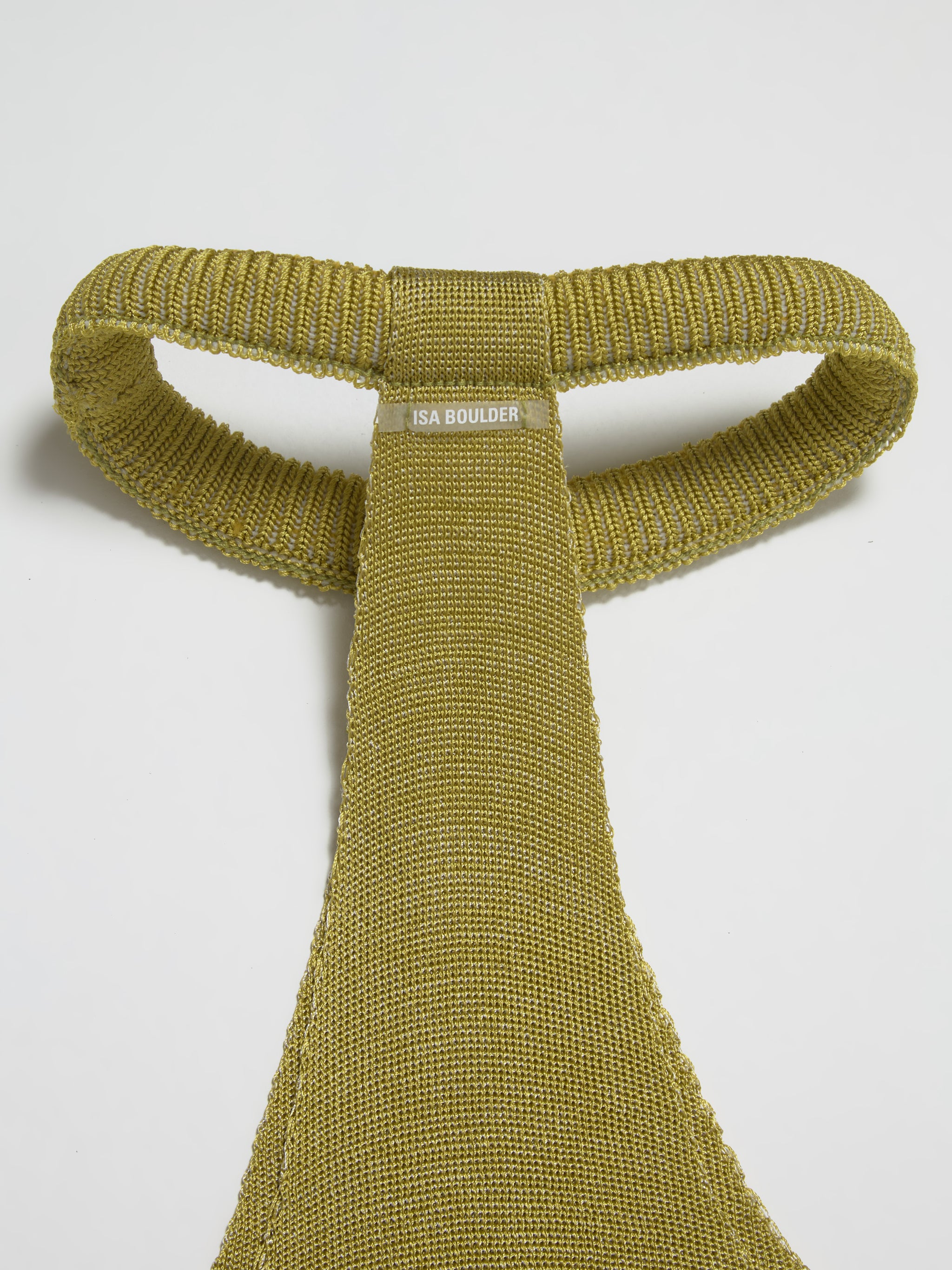 Upside Halter Neck Top in Olive