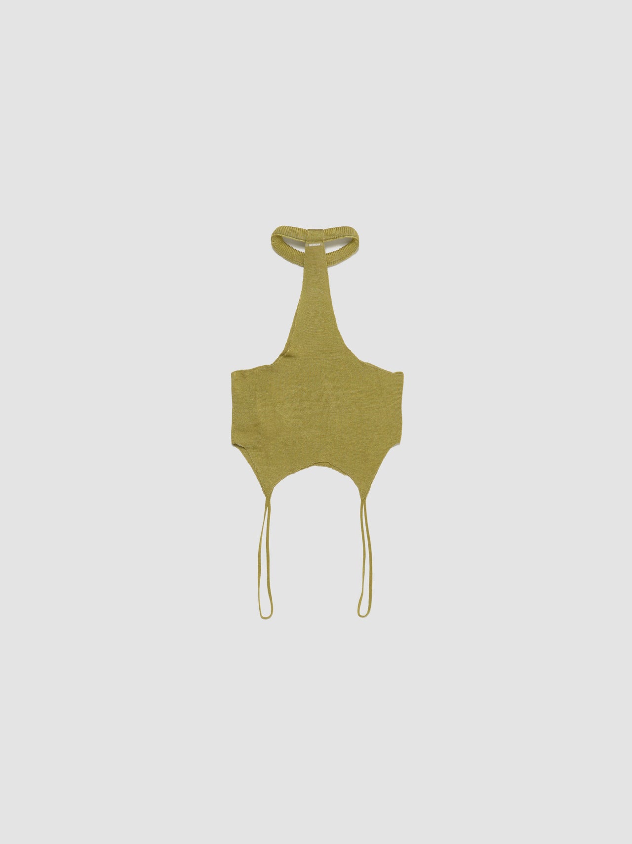 Upside Halter Neck Top in Olive
