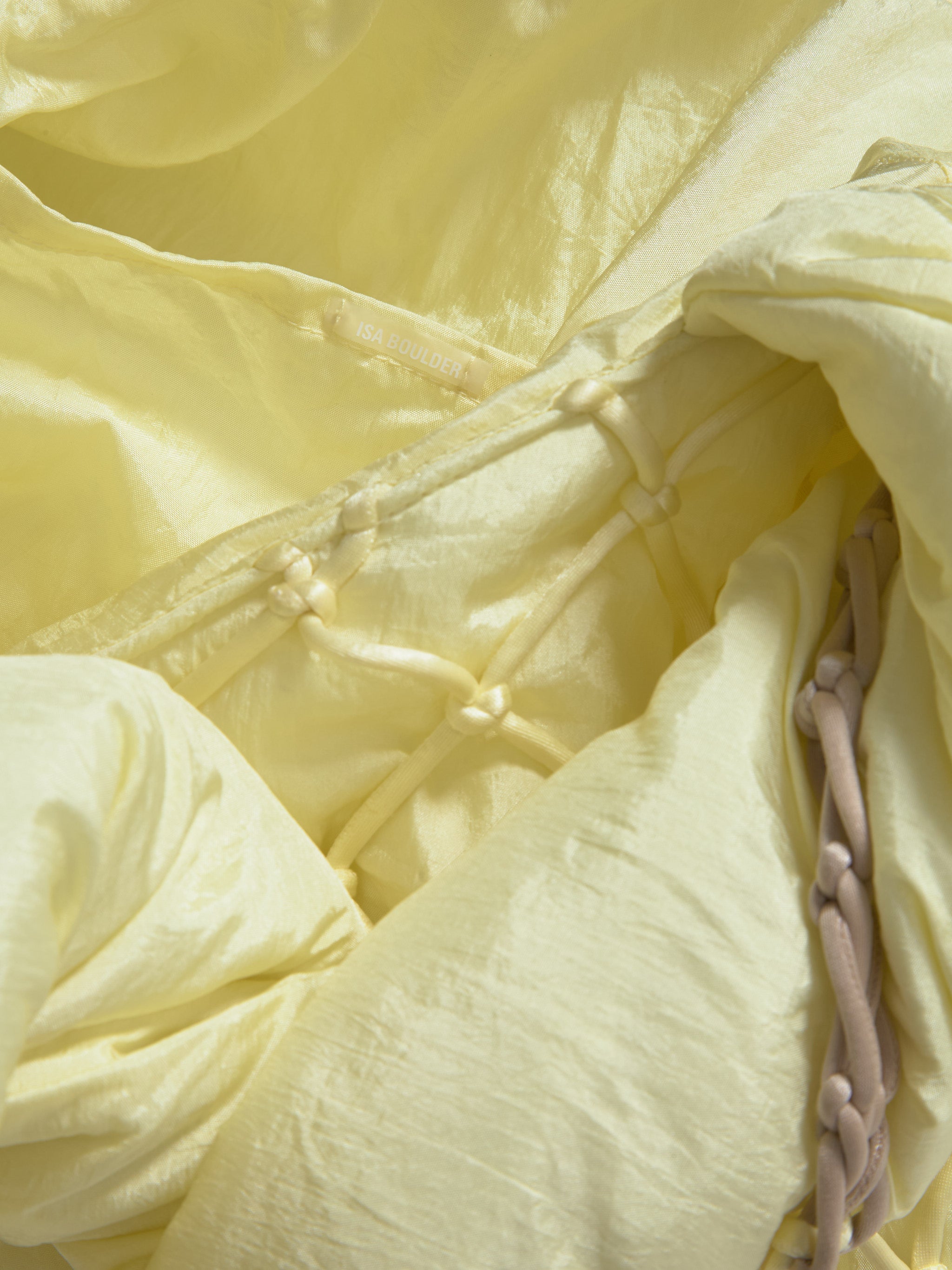 Oversized Macramist Bag in Banana