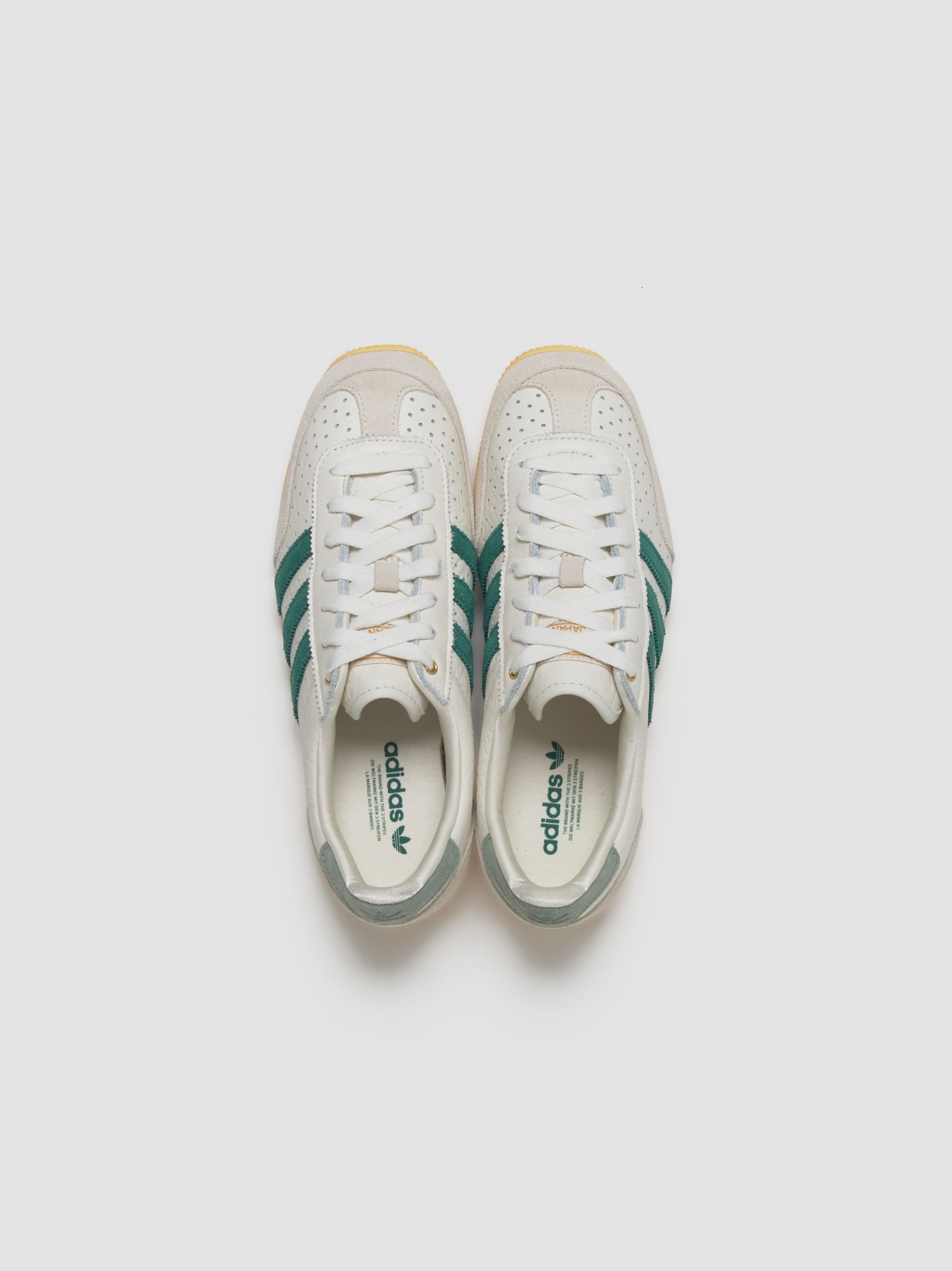WMNS Japan Sneaker in Off White & Collegiate Green