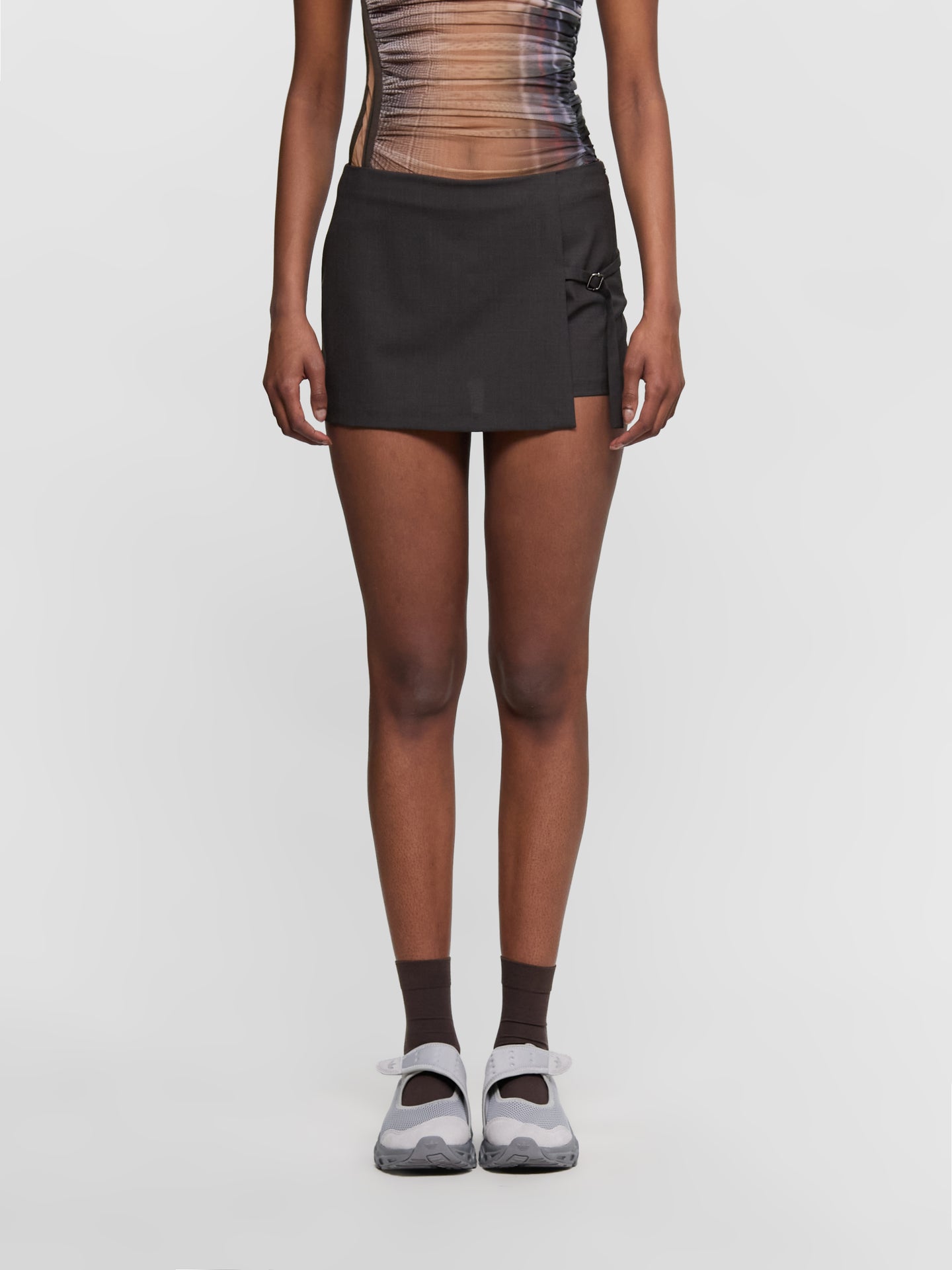 Mini Archive Skirt in Brown