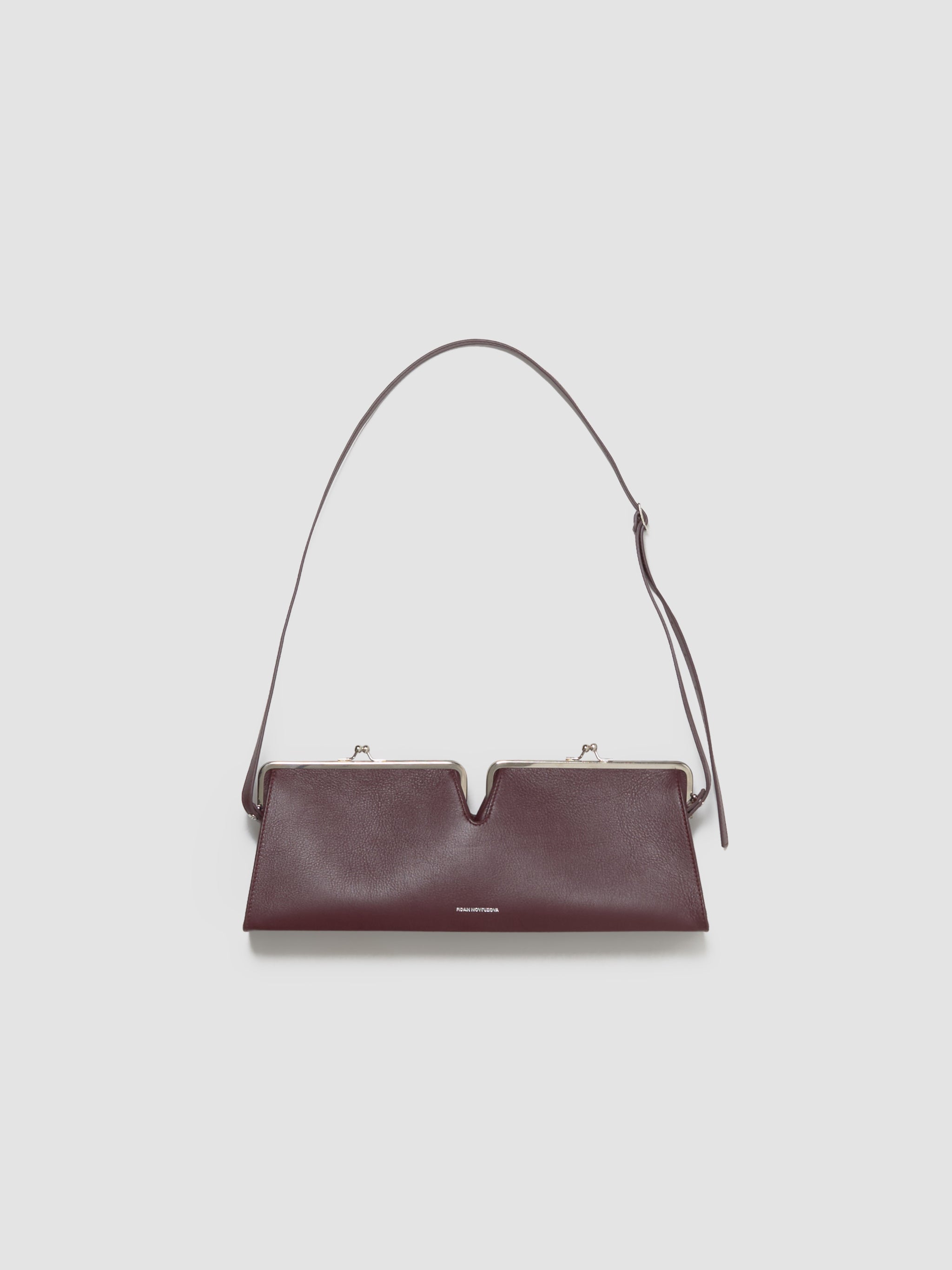 Bibi Baguette Bag in Dark Cherry