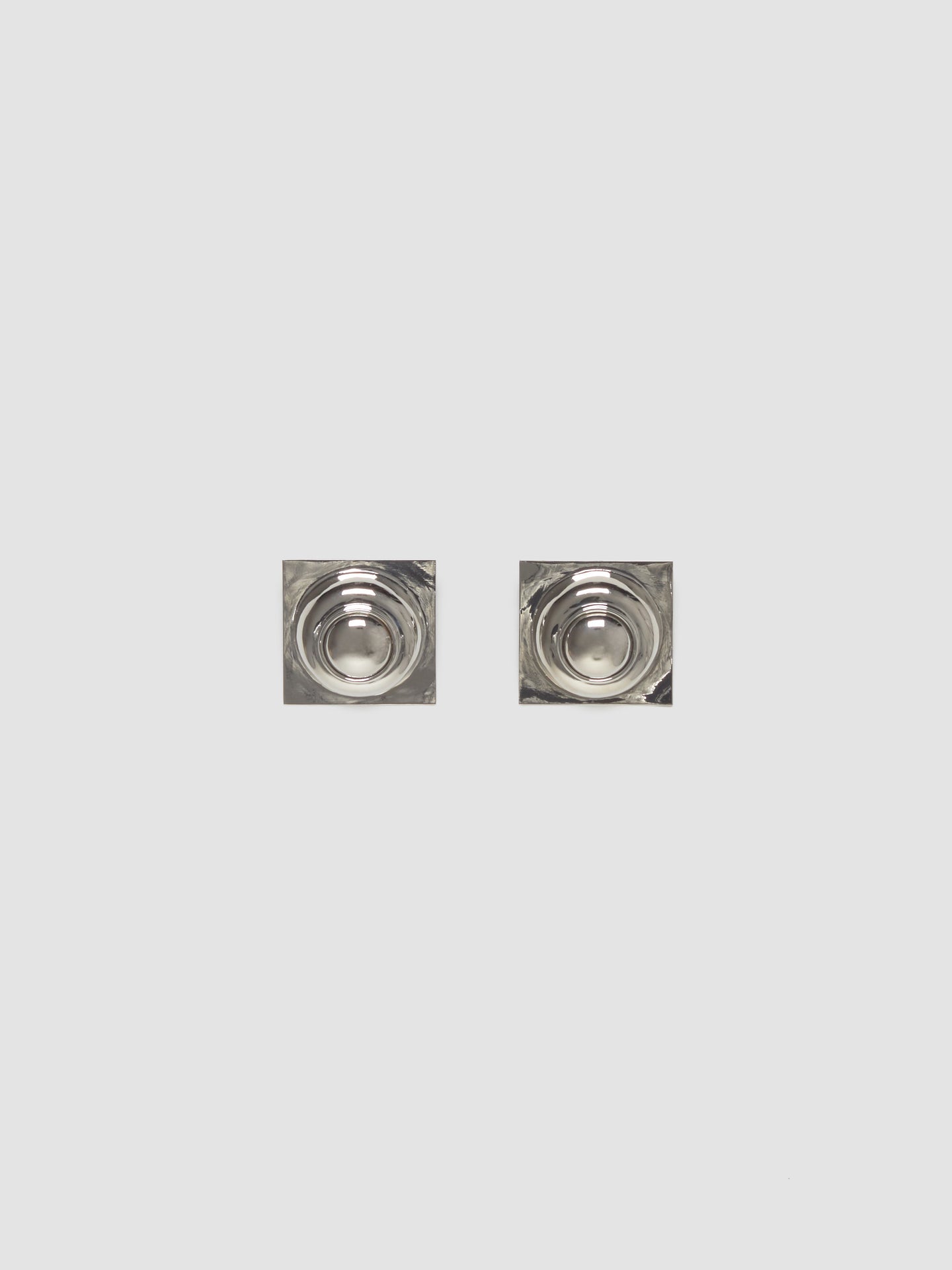 Margaux Geometric Earrings in Silver