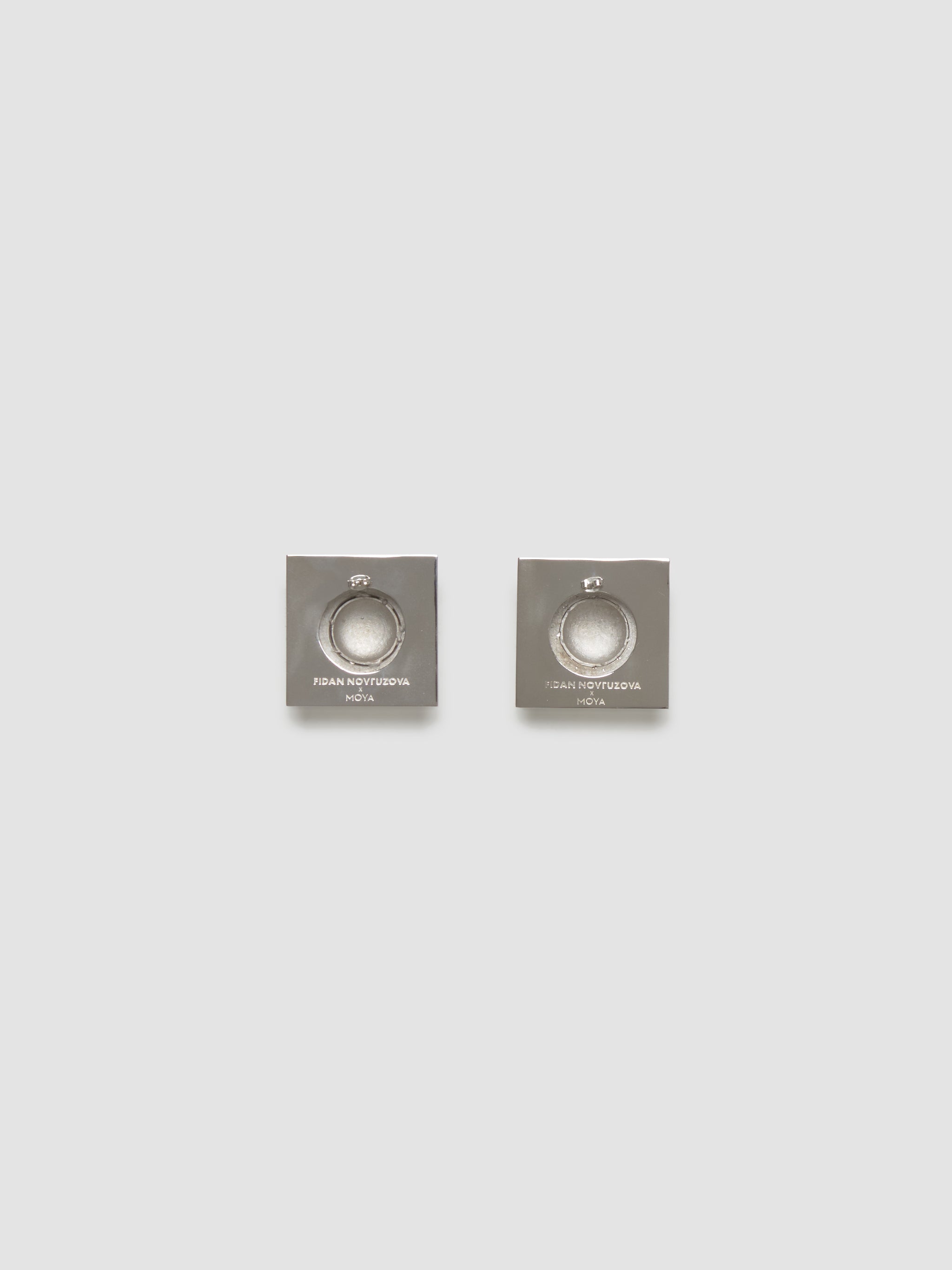 Margaux Geometric Earrings in Silver