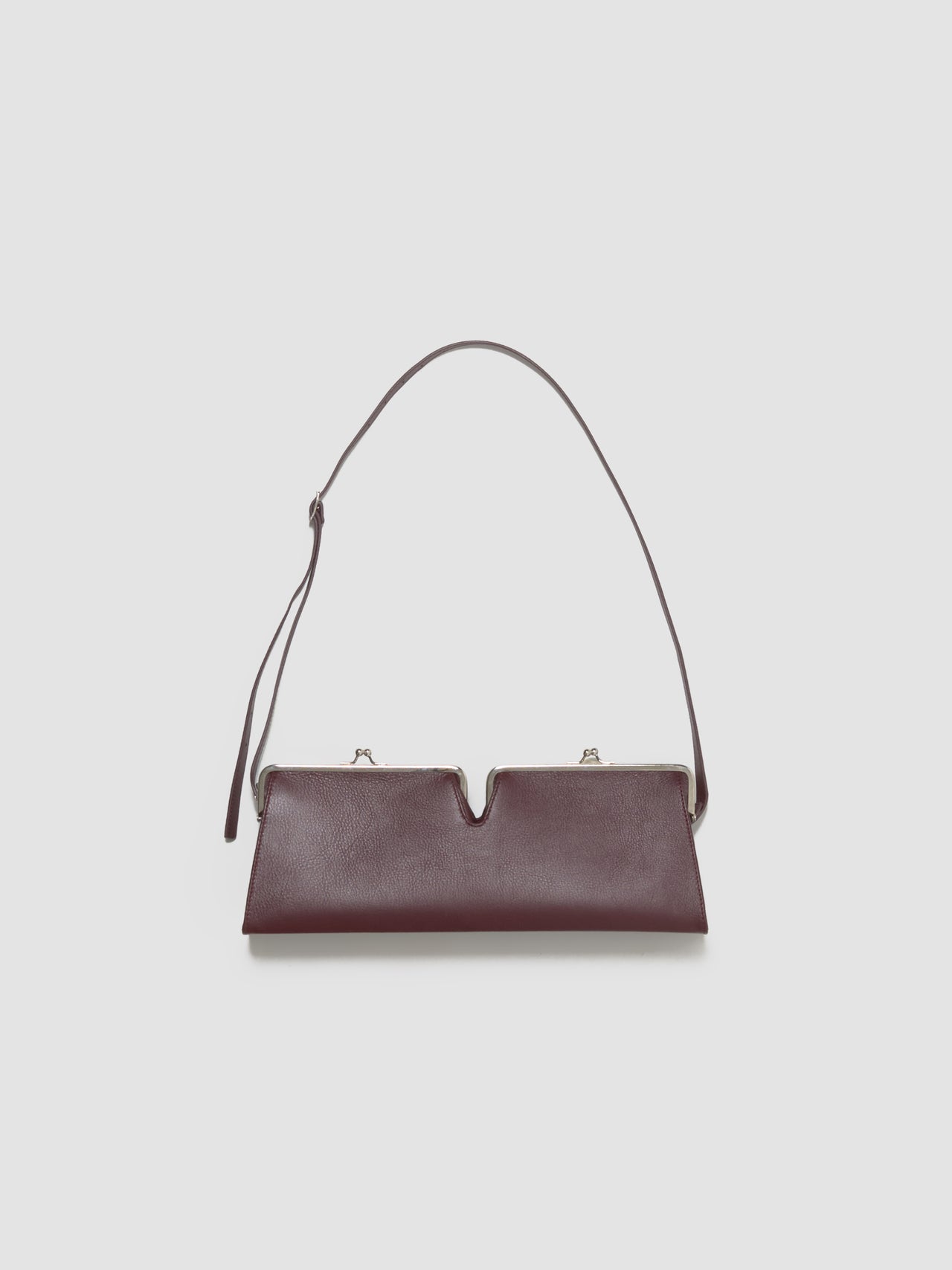 Bibi Baguette Bag in Dark Cherry