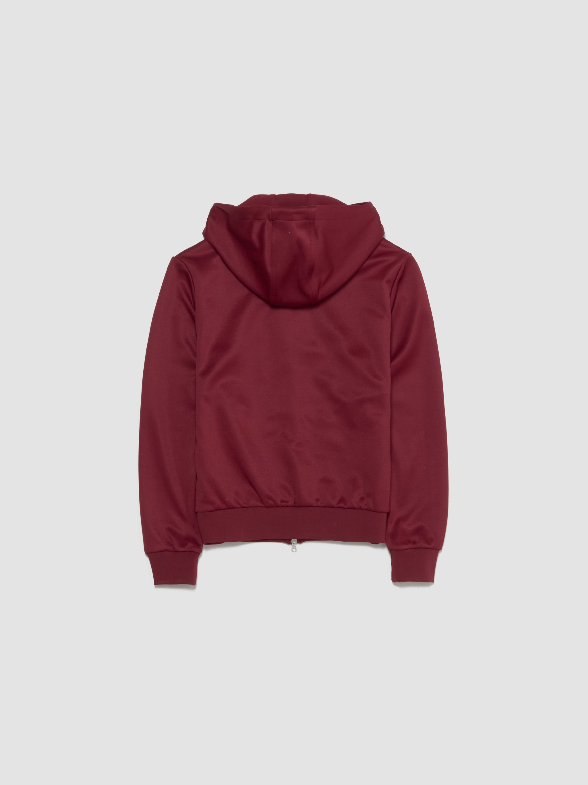 x Wales Bonner Track Zip Hoodie in Burgundy
