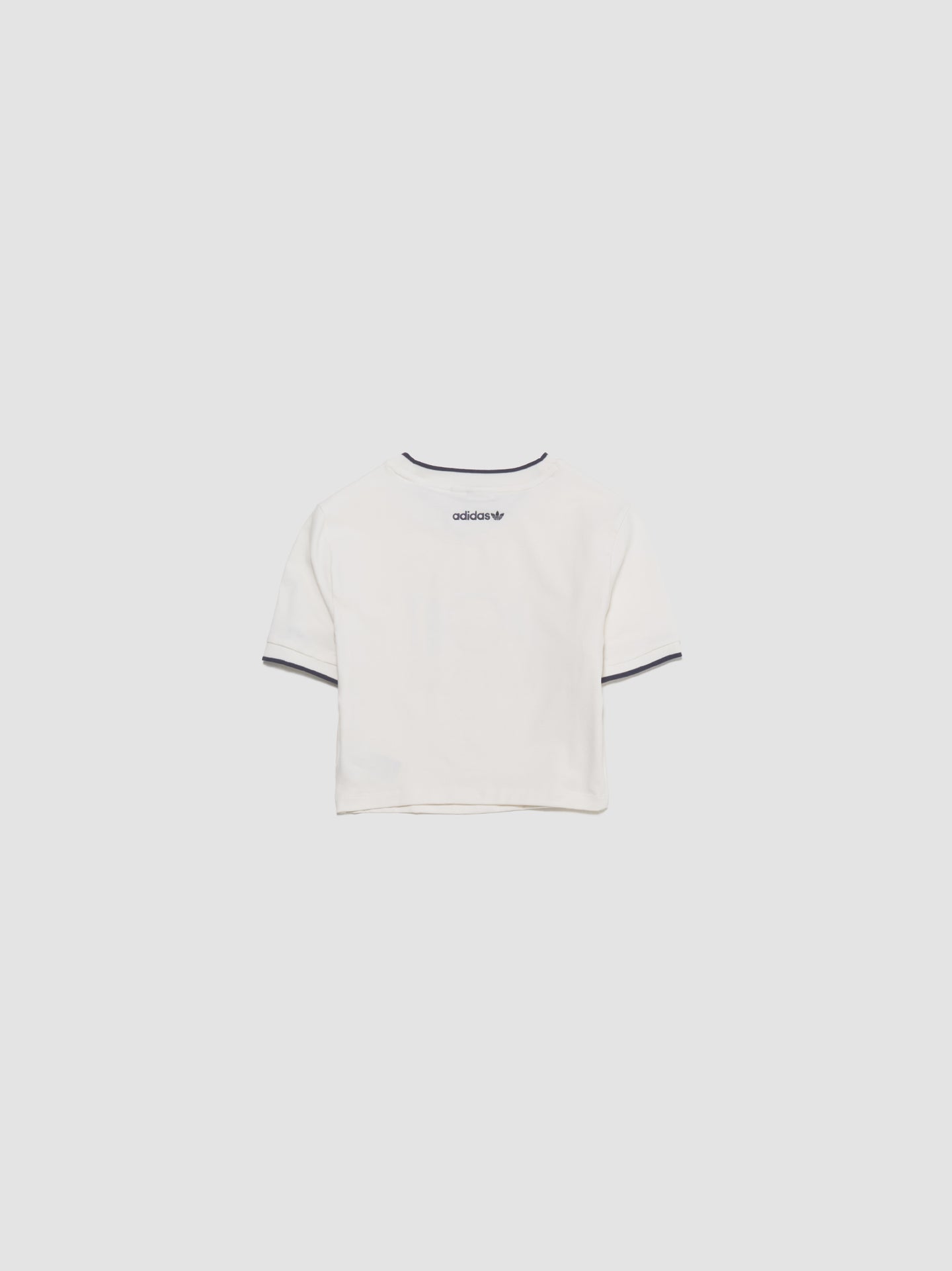 Graphic Baby Tee in White