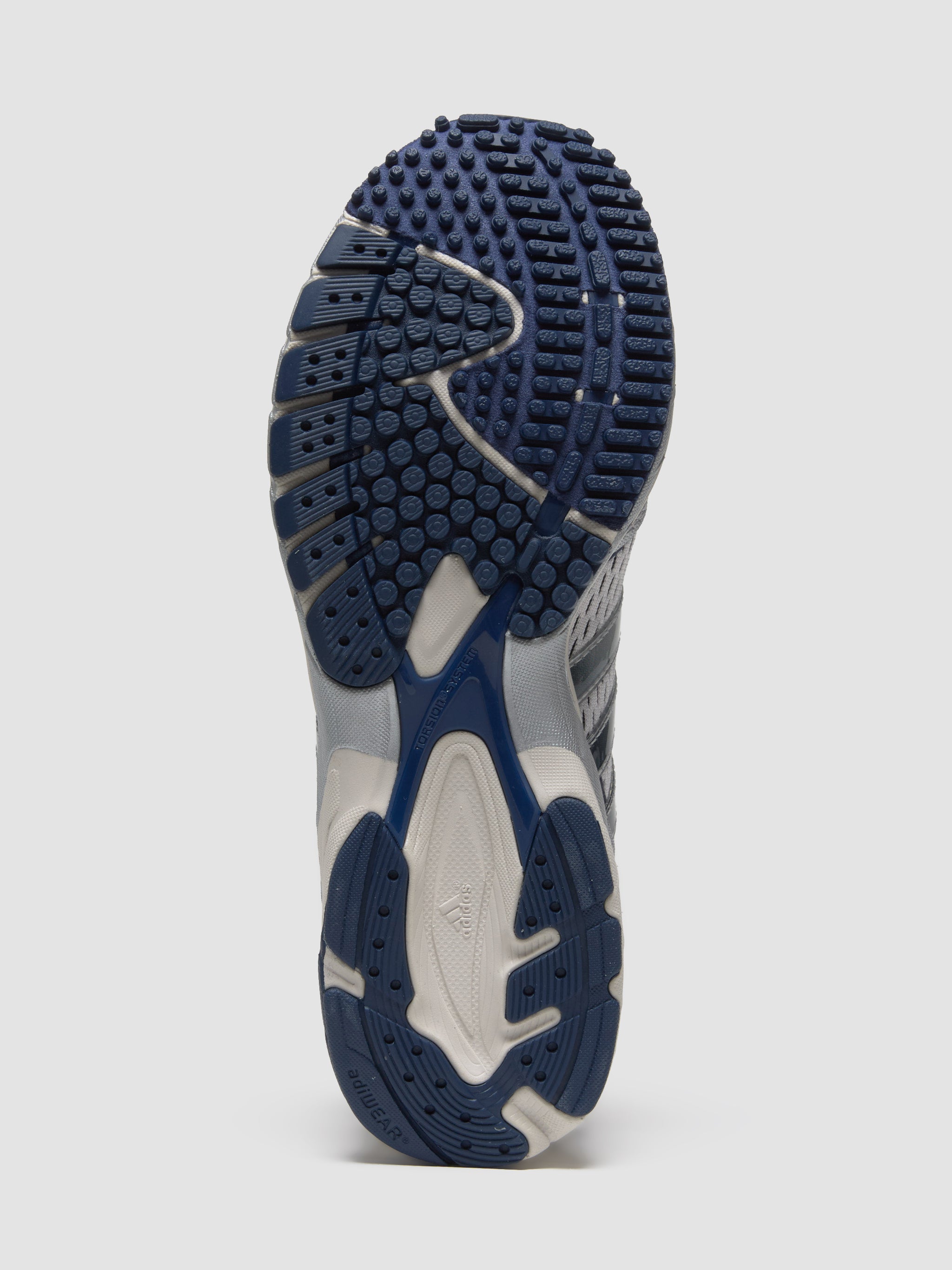 x Sporty & Rich WMNS Adizero Adios Sneaker in White & Core Navy