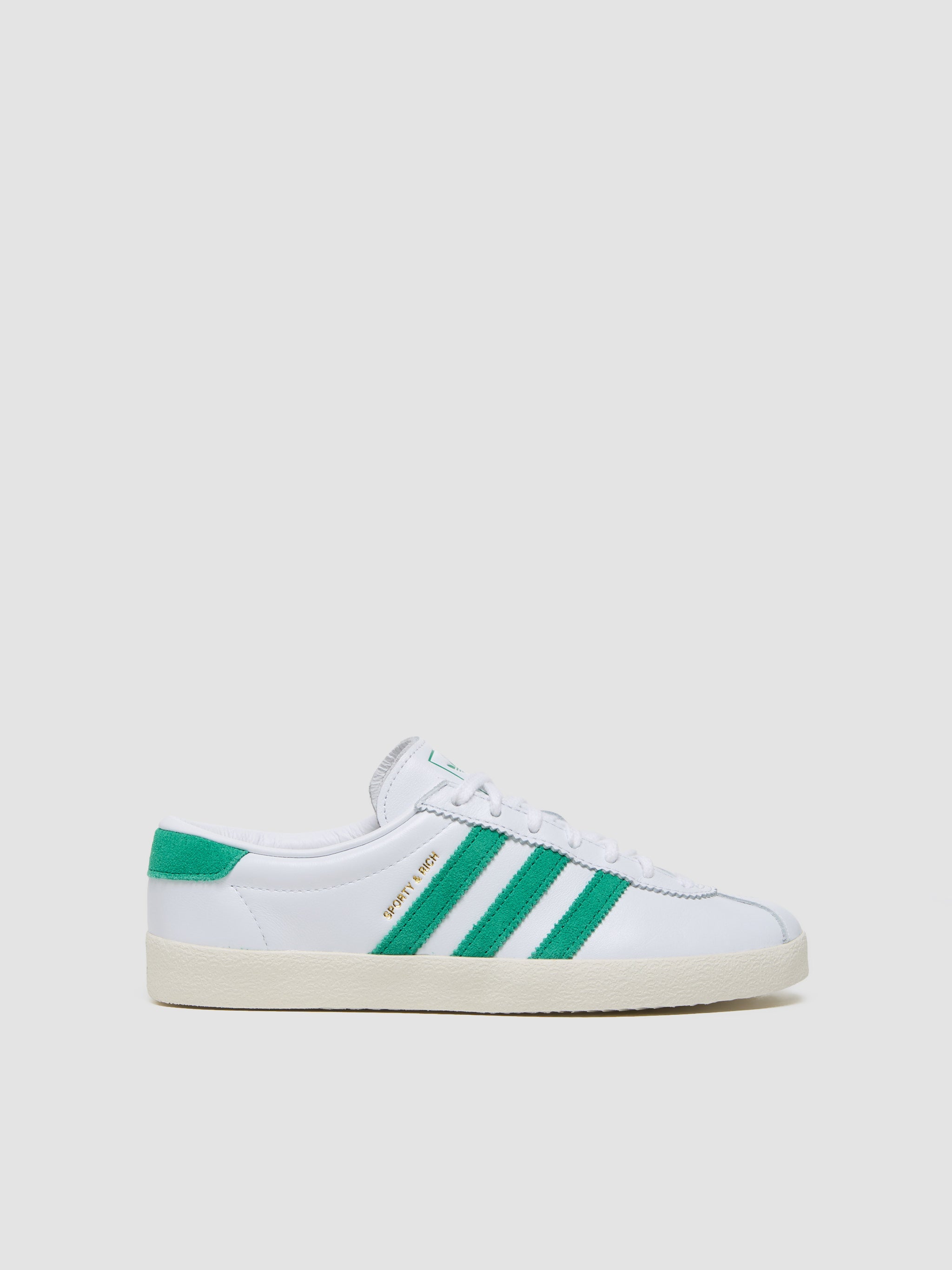 x Sporty & Rich WMNS Blanc Sneaker in Cloud White & Court Green