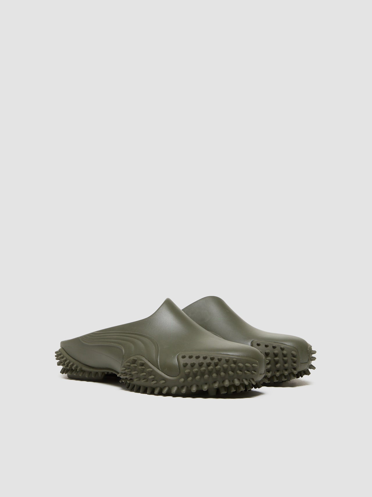 x Louis-Gabriel Nouchi Mostro Mule in Dark Olive