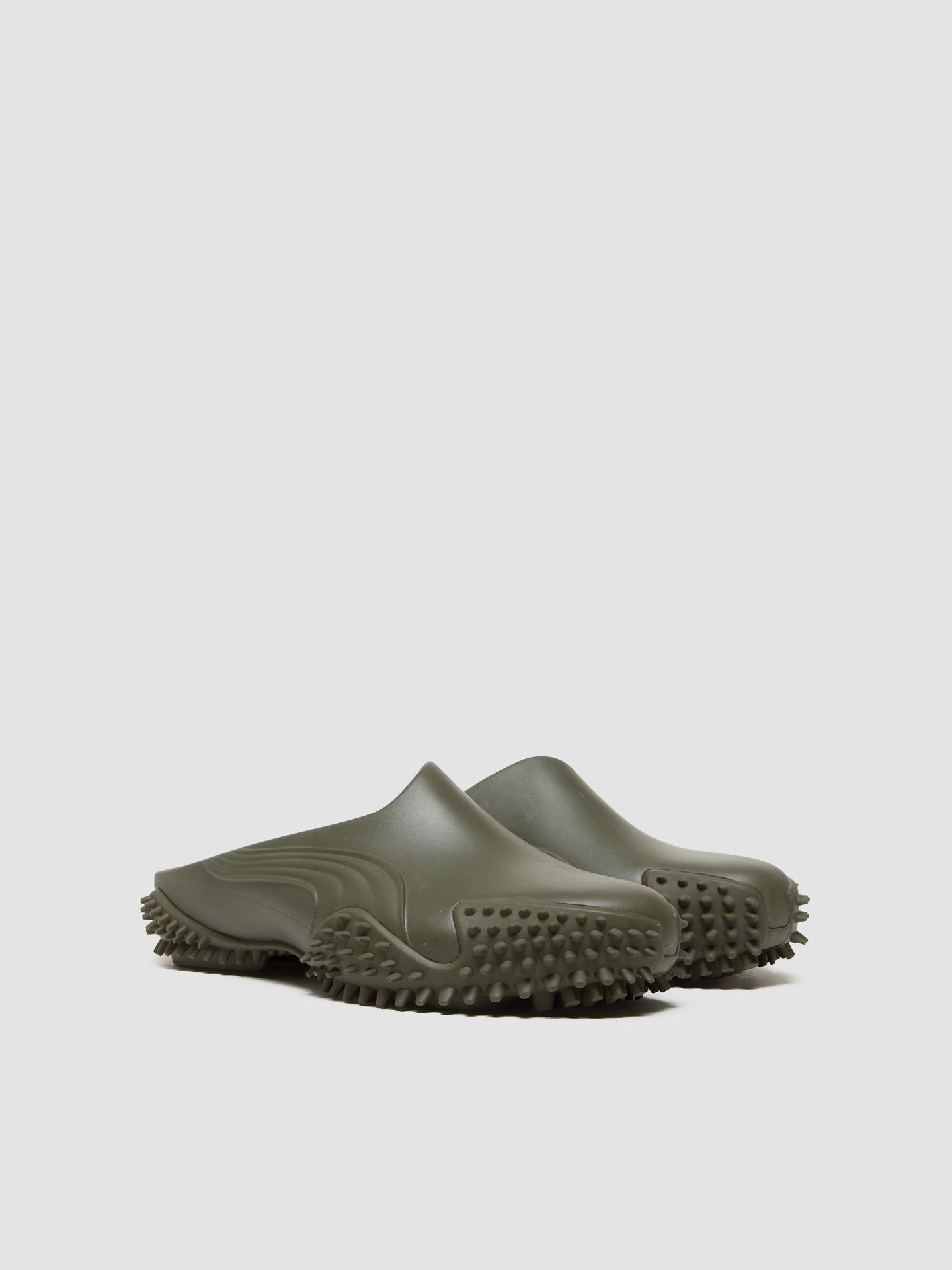 x Louis-Gabriel Nouchi Mostro Mule in Dark Olive