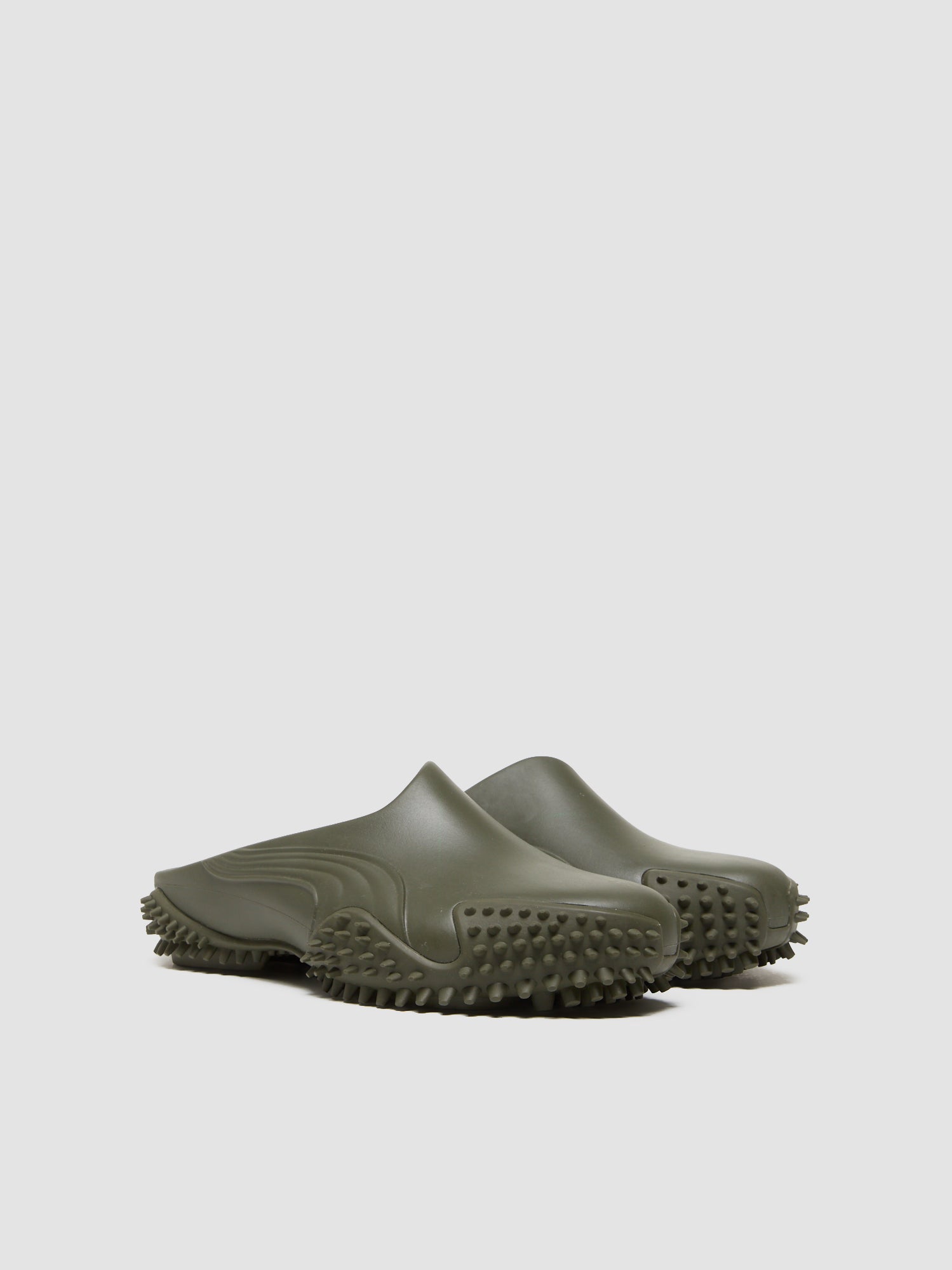 x Louis-Gabriel Nouchi Mostro Mule in Dark Olive