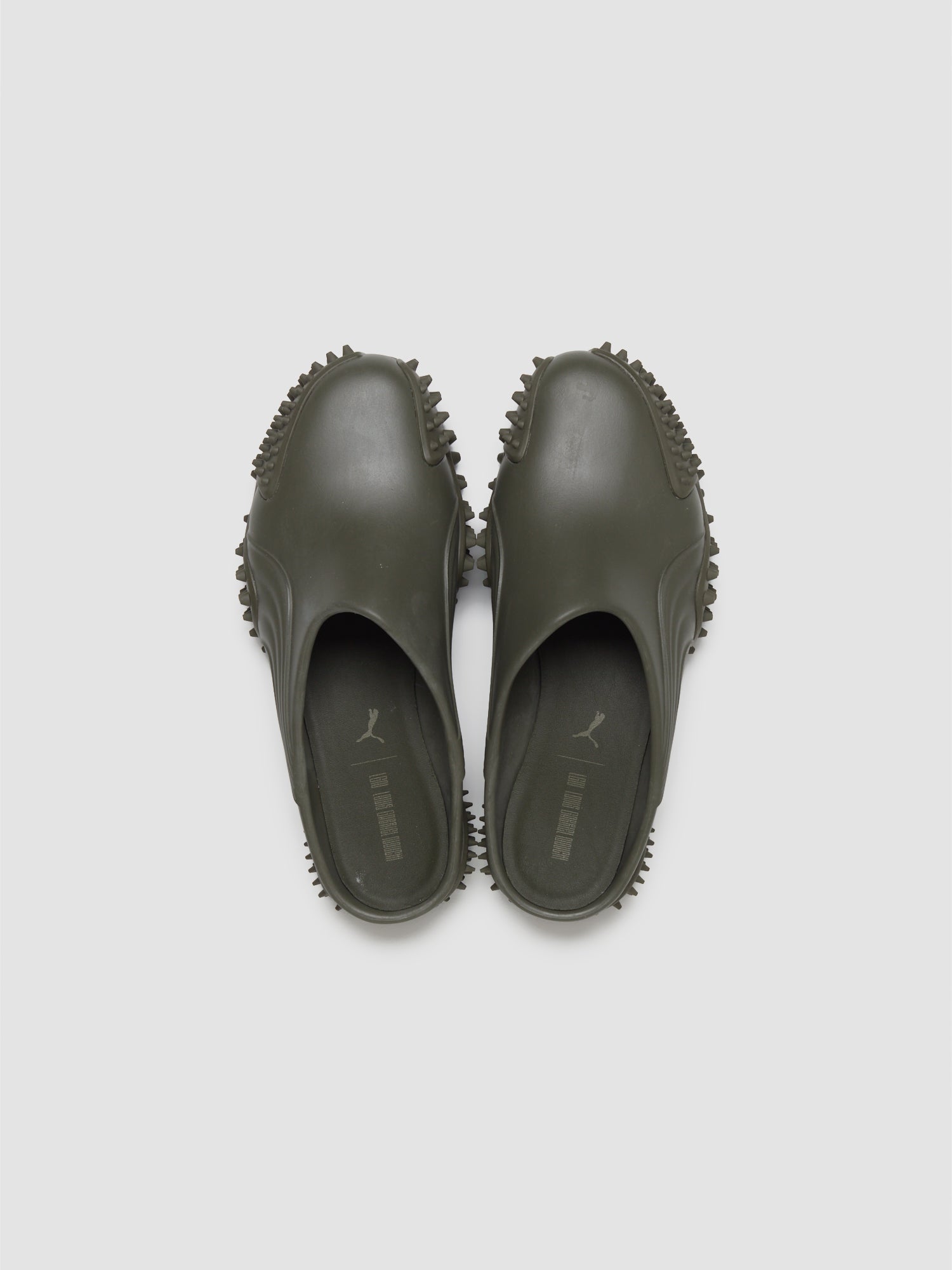 x Louis-Gabriel Nouchi Mostro Mule in Dark Olive