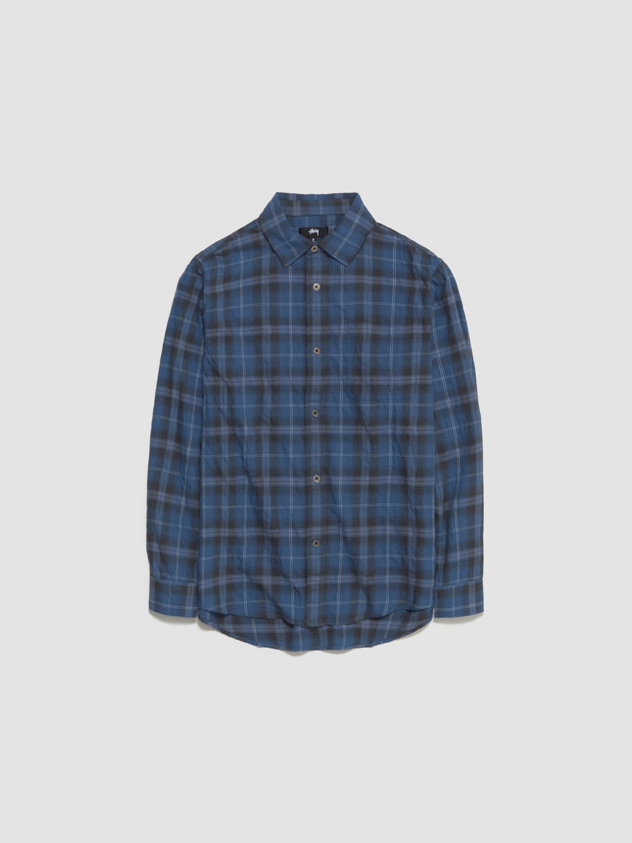 Beach Plaid Shirt in Blue