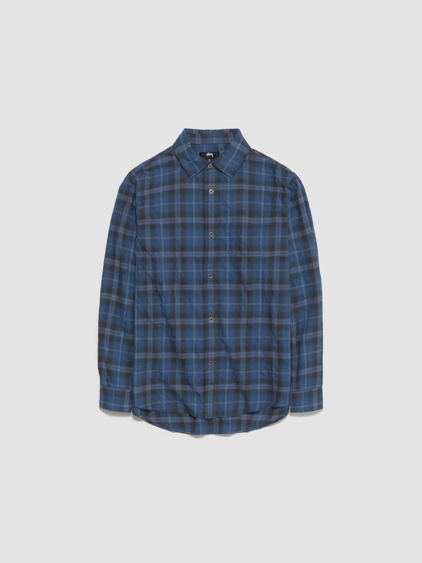 Beach Plaid Shirt in Blue