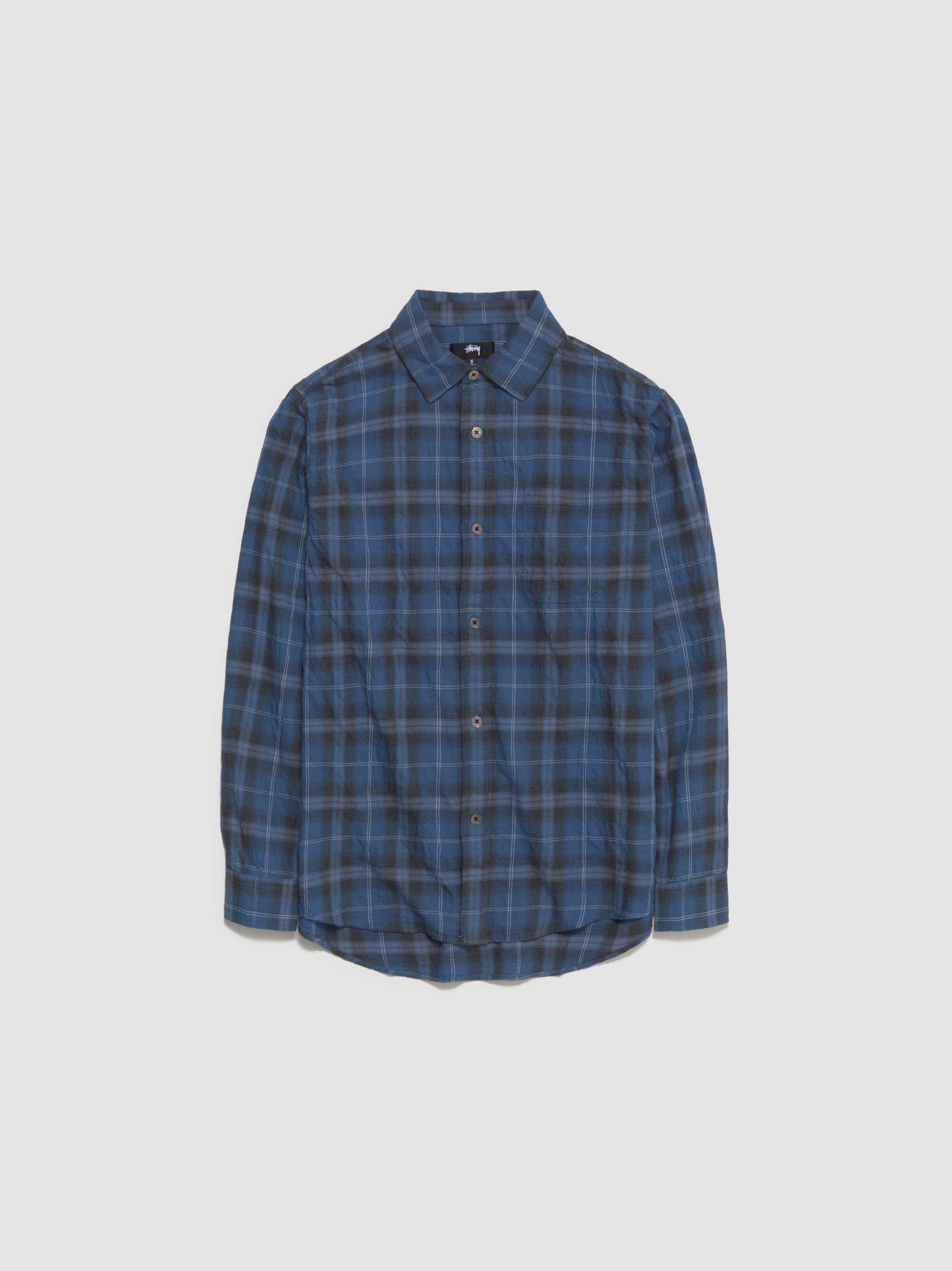 Beach Plaid Shirt in Blue