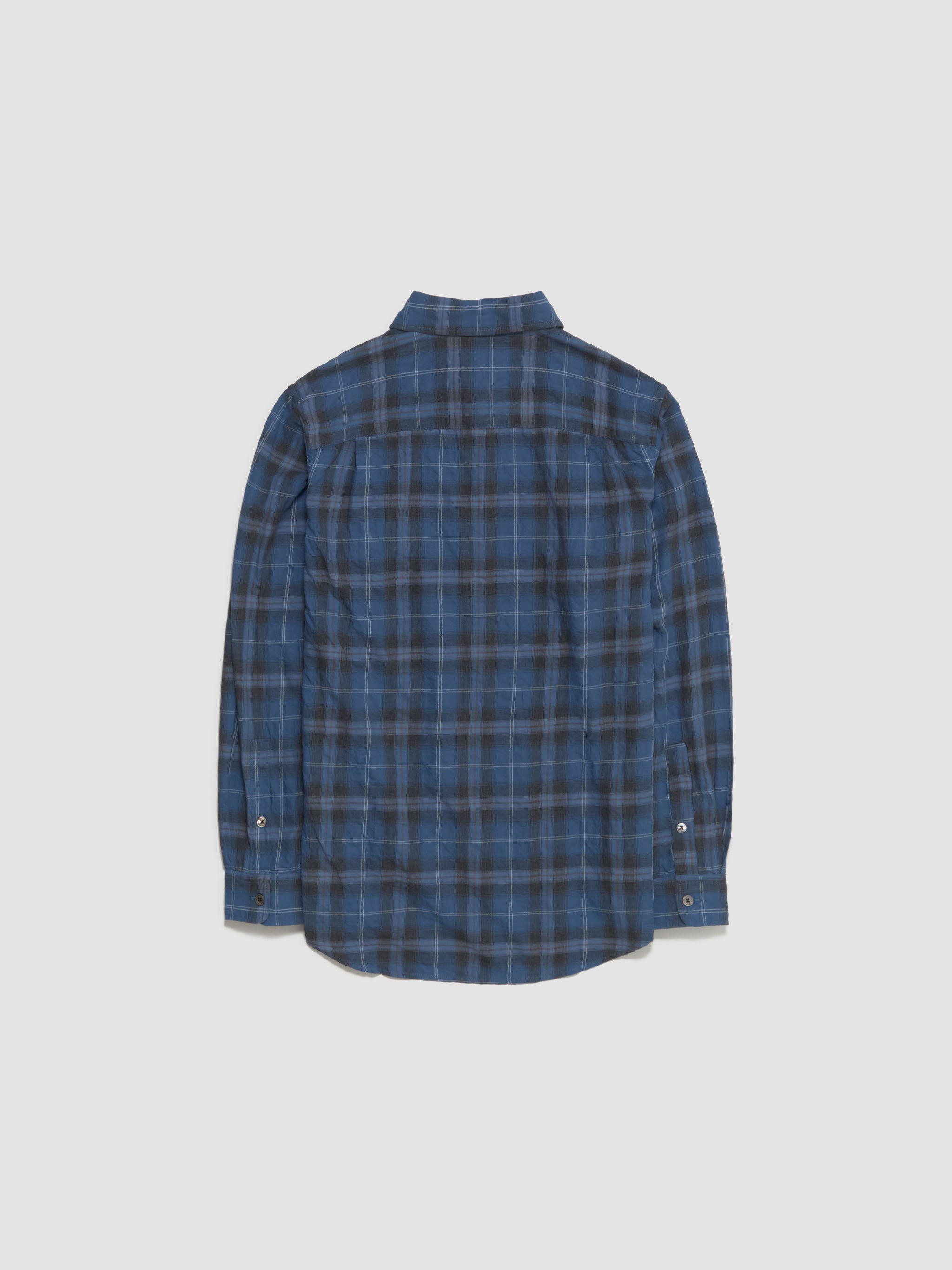 Beach Plaid Shirt in Blue