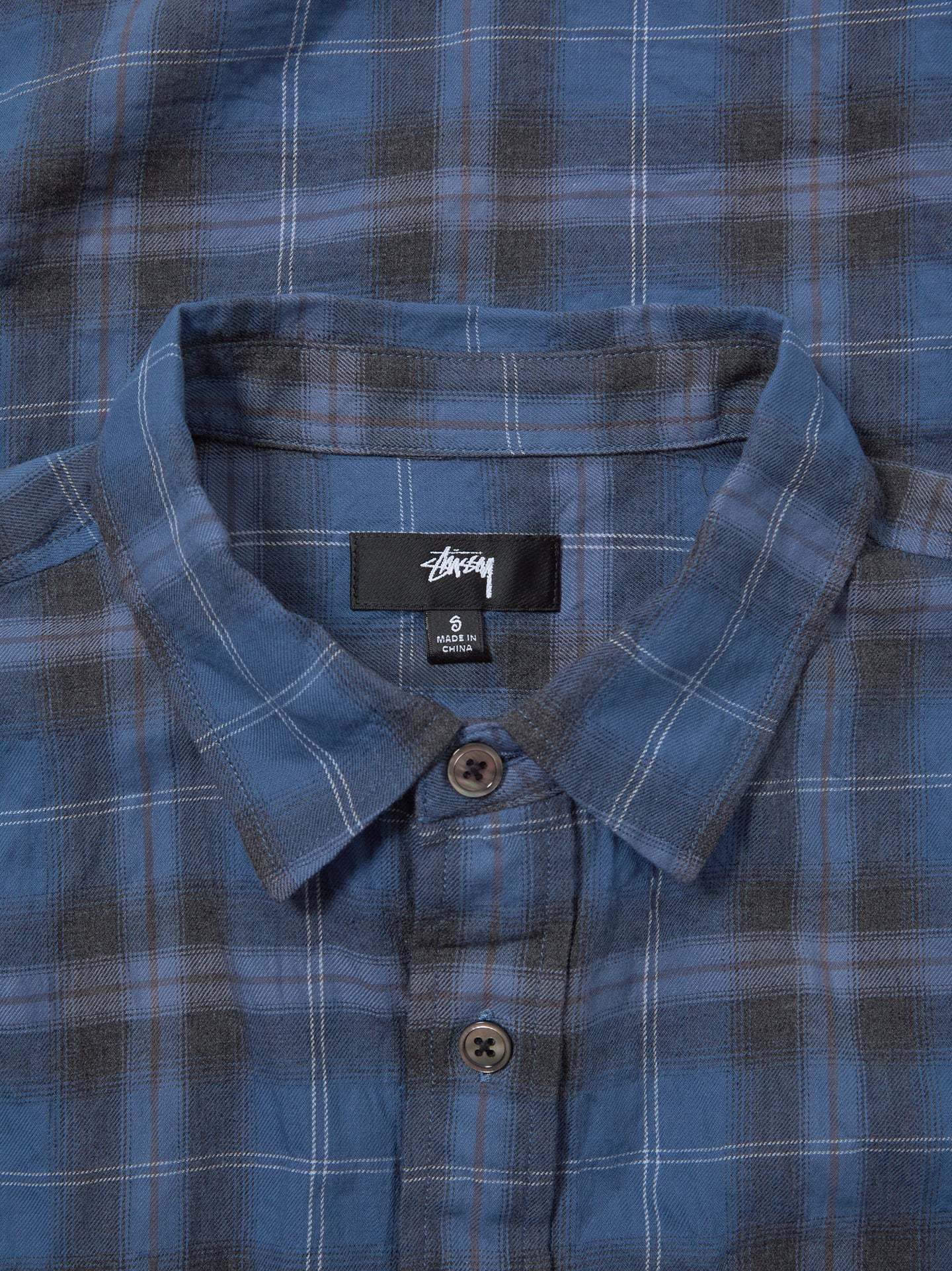 Beach Plaid Shirt in Blue