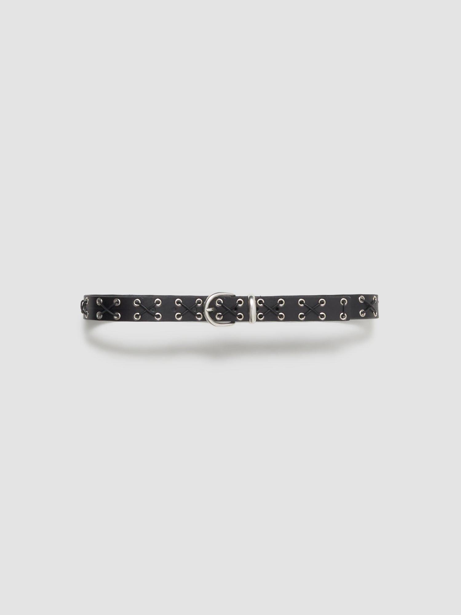 M2431 Leather Belt in Black
