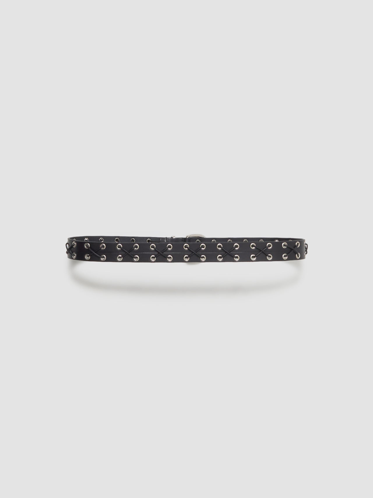 M2431 Leather Belt in Black