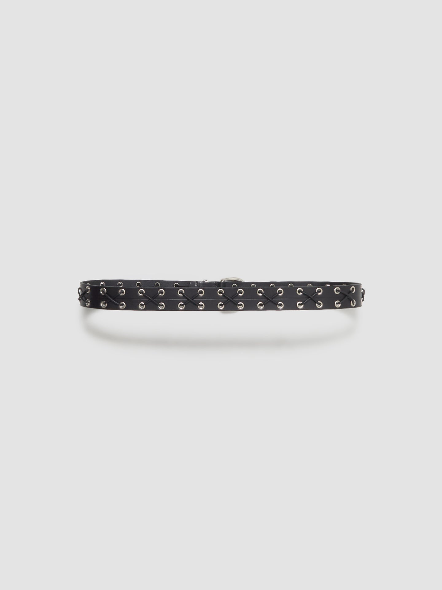 M2431 Leather Belt in Black