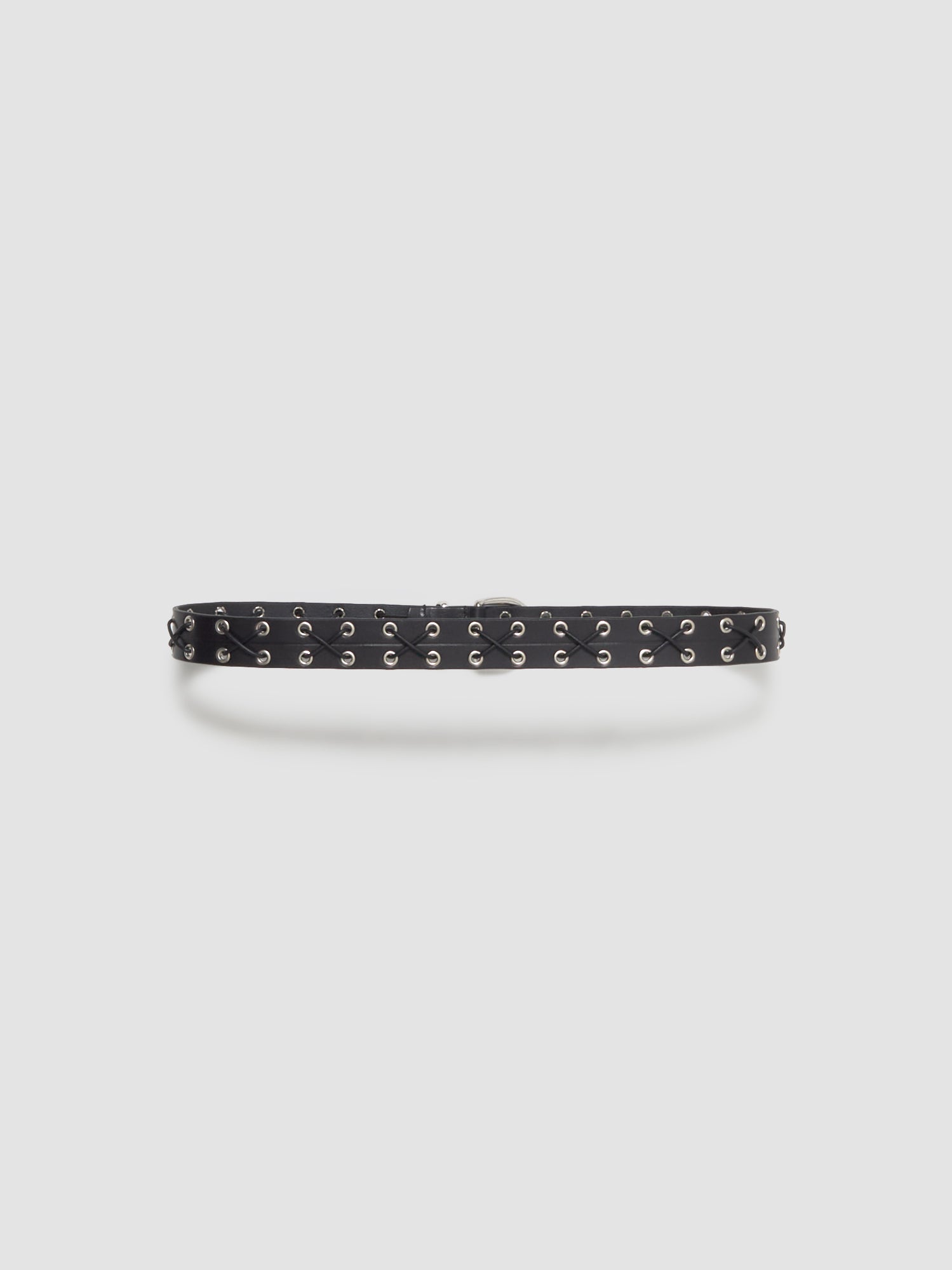 M2431 Leather Belt in Black
