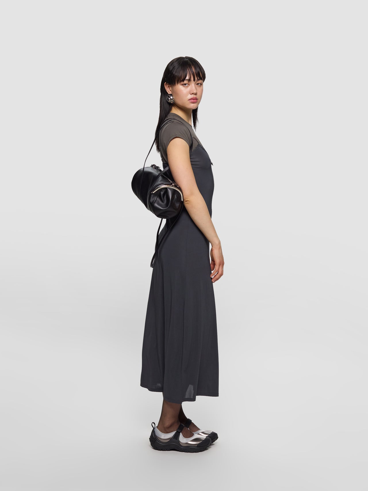 Terre Ballet Core in Black & Silver