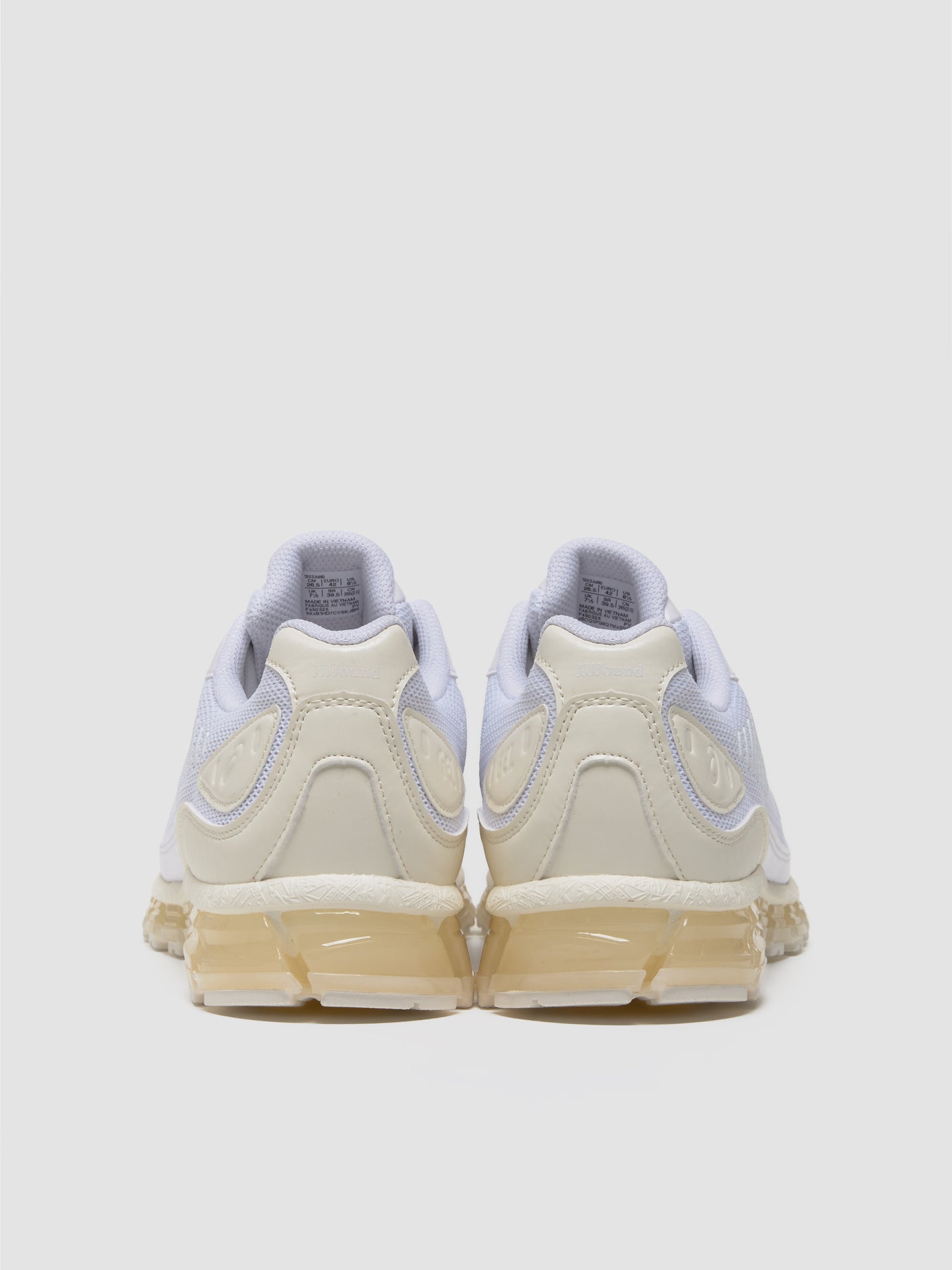 x JJJJound GEL-QUANTUM 360 I AMP Sneaker in White & Marshmallow