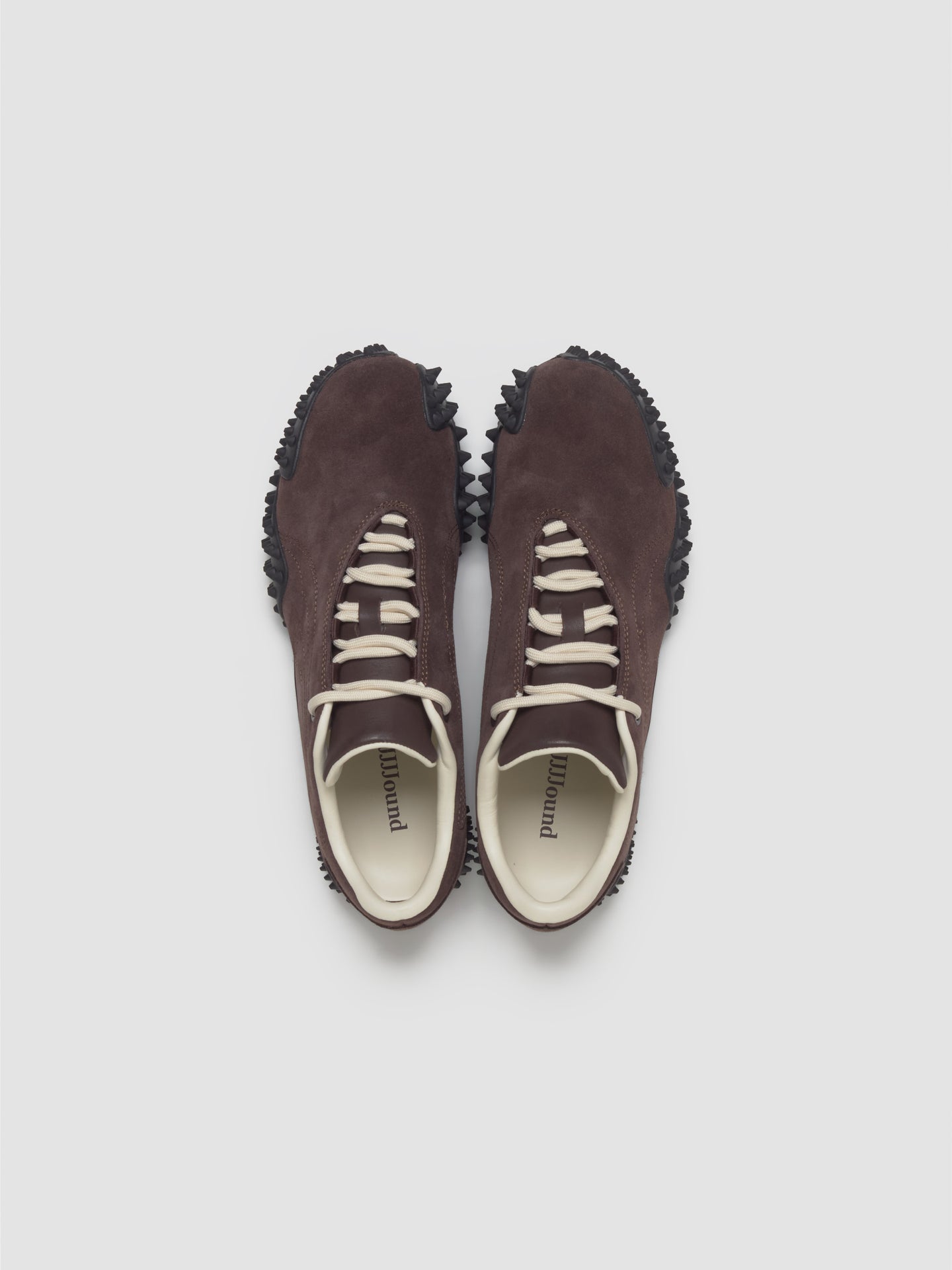 x JJJJound Mostro Sneaker in Dark Chocolate & Beige