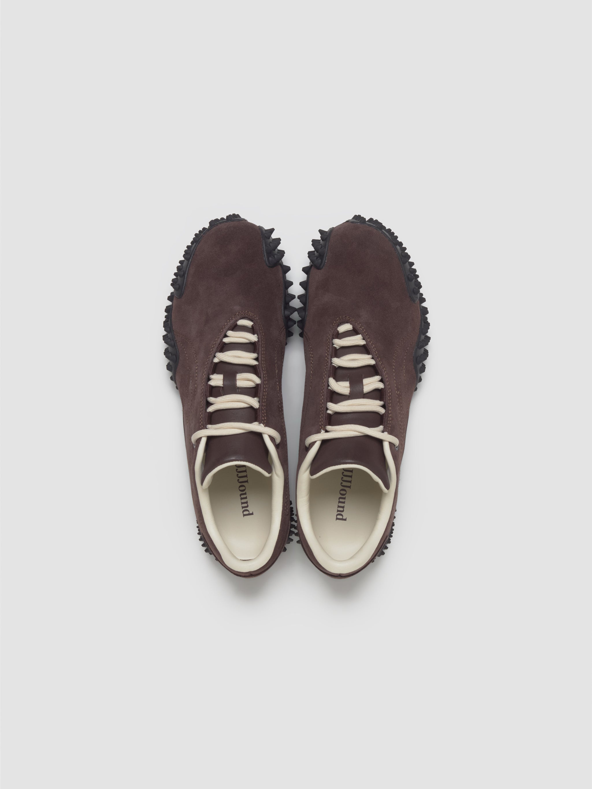 x JJJJound Mostro Sneaker in Dark Chocolate & Beige