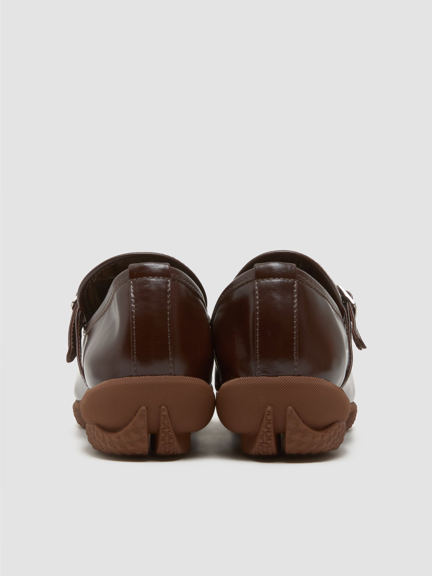 Sonia Buckled Loafers in Chocolate