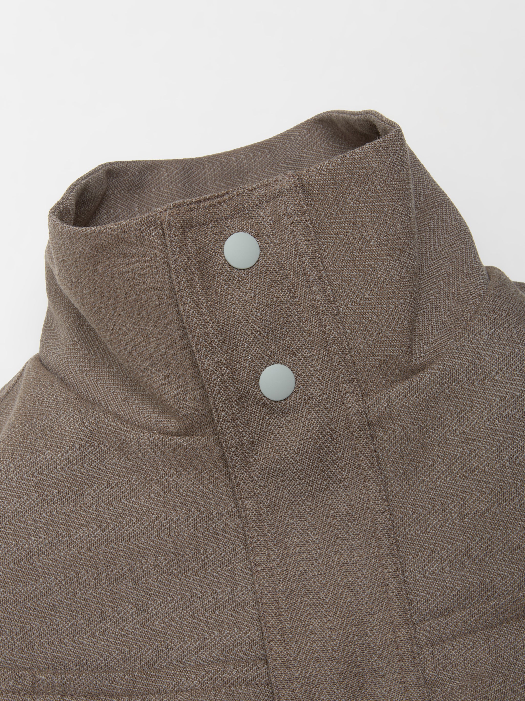 Zafar Cropped Jacket in Brown Oak