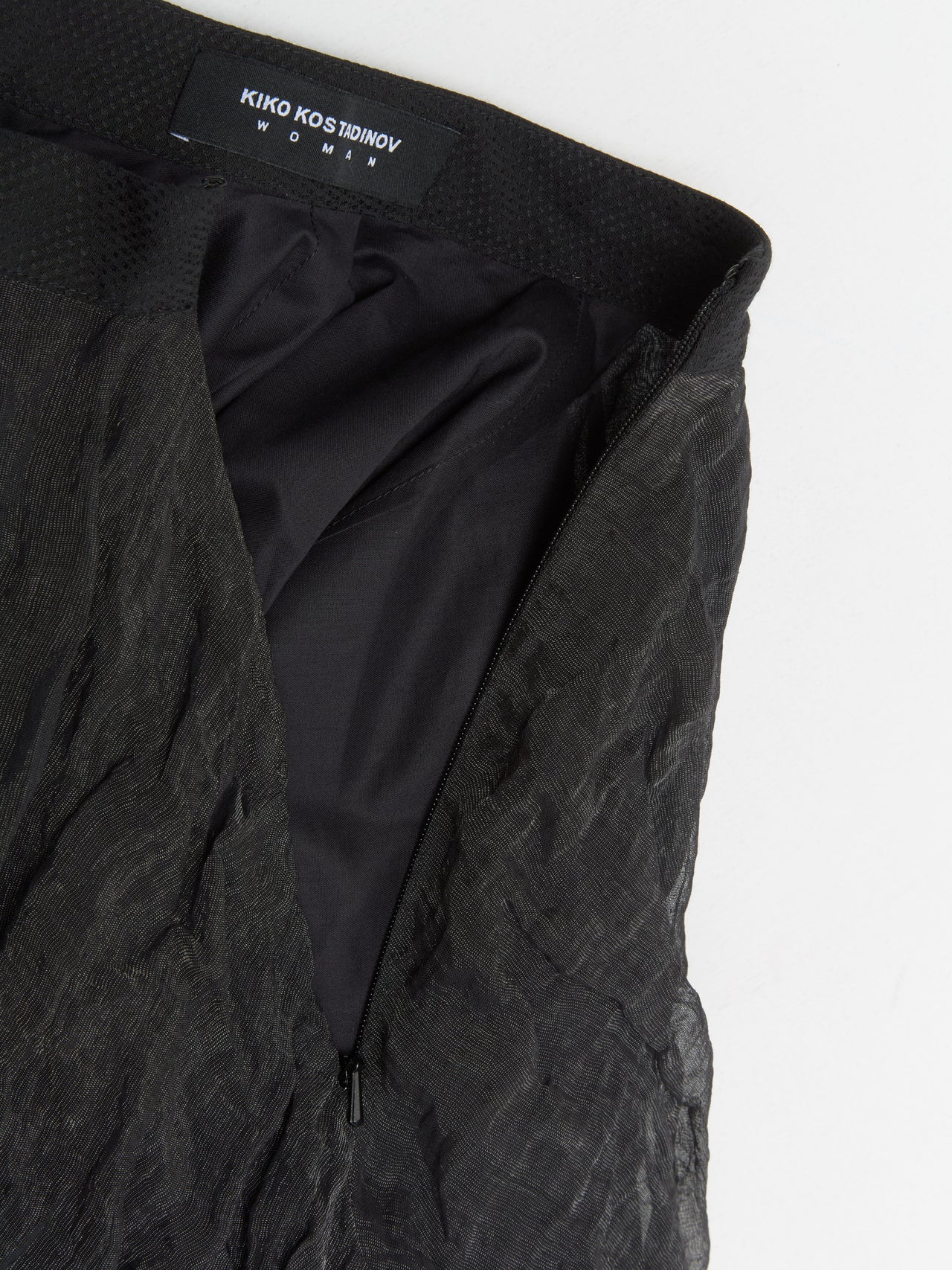 Uhura Circle Skirt in Sparkle Black